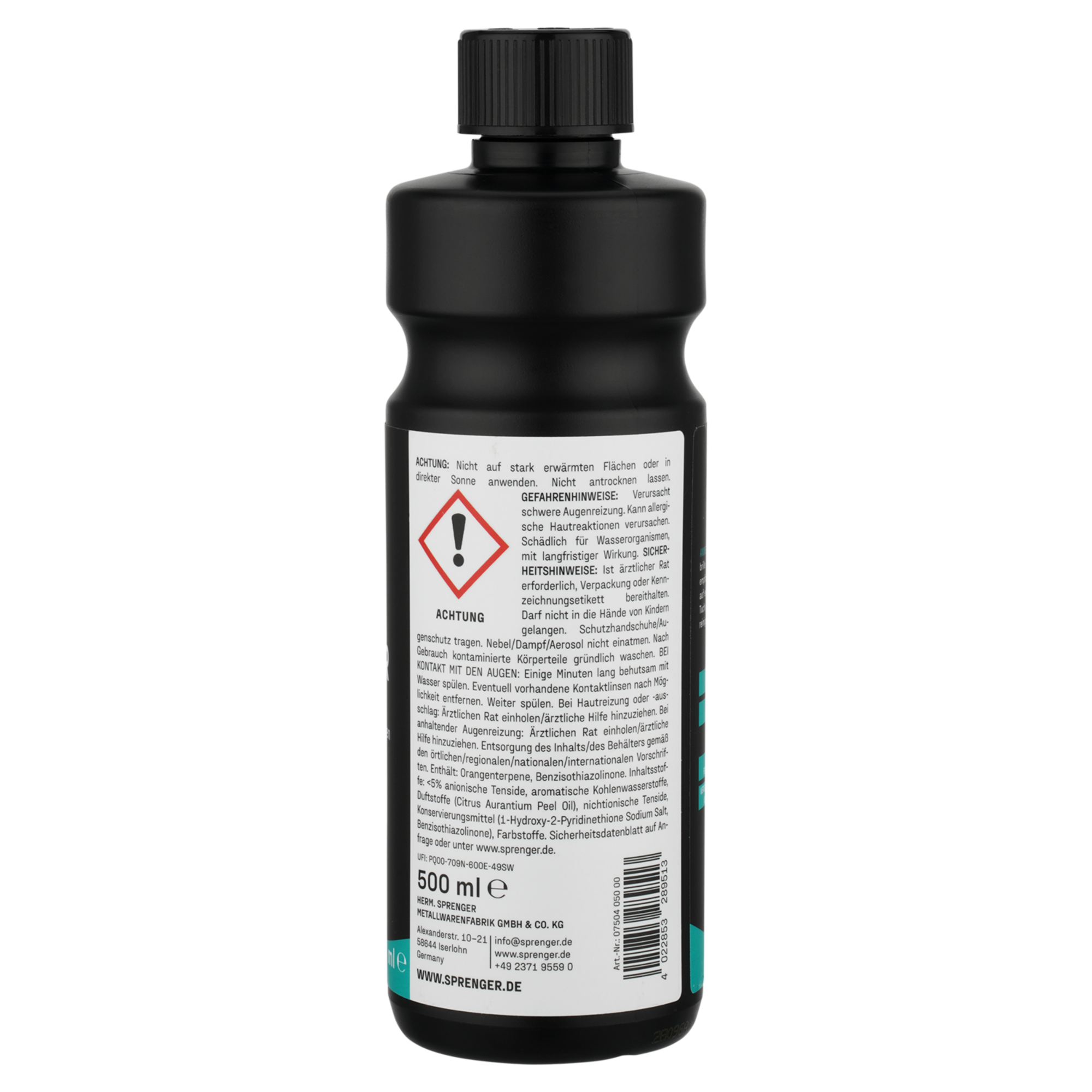 Sprenger GFK Reiniger 500ml | 0750405000_Rücken.png