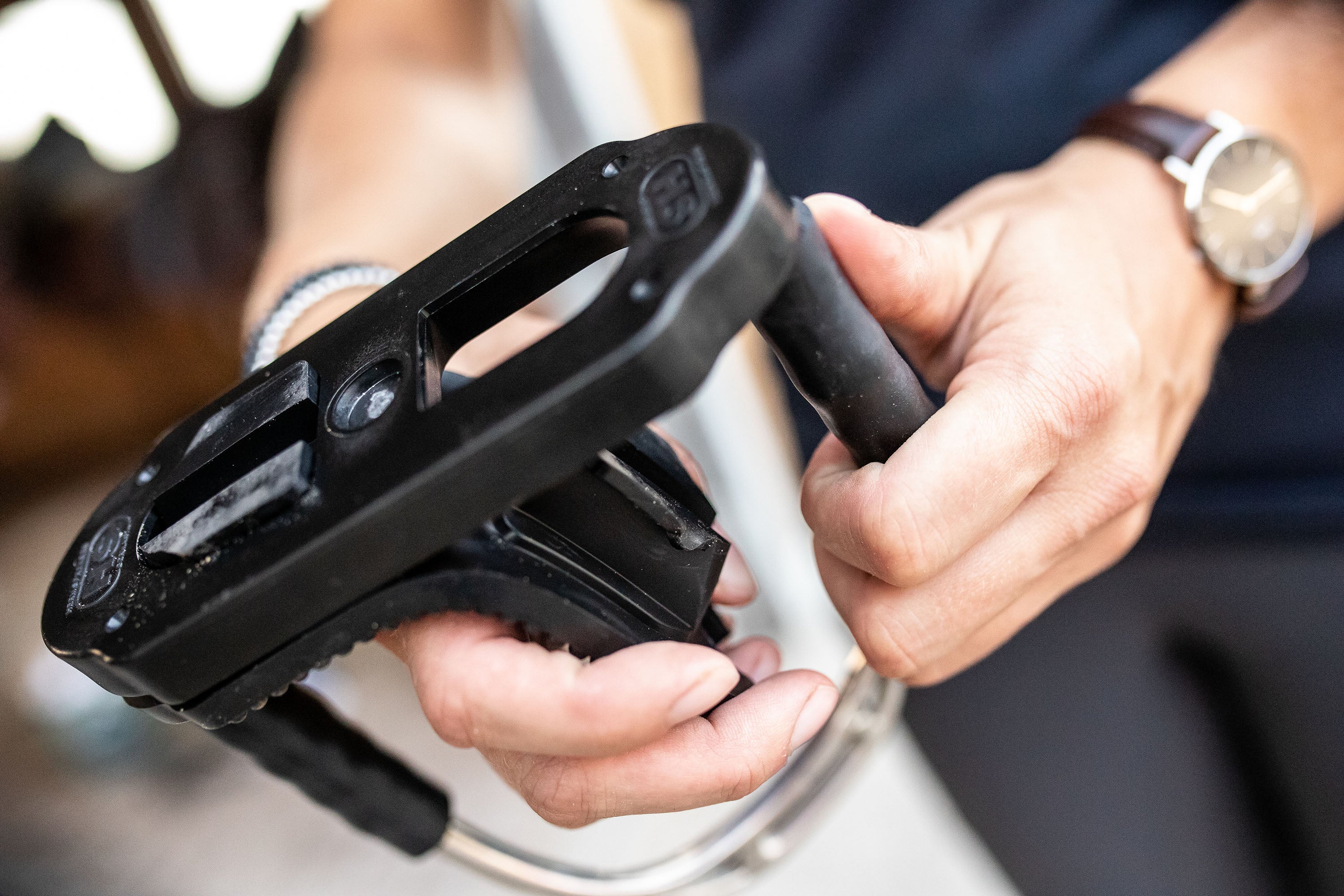 System 4 Steigbügel Ansicht unten ohne Einlage