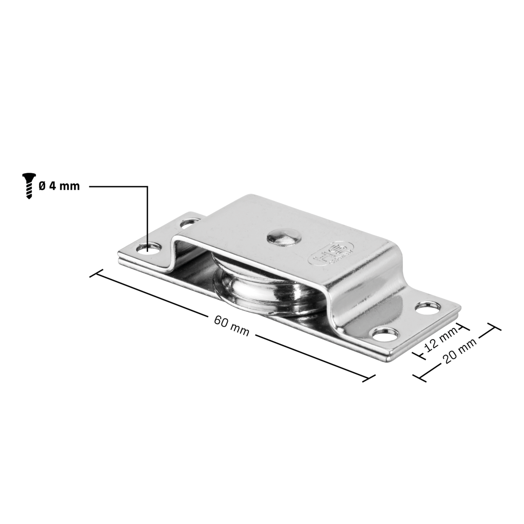 Liegeblock für Draht Gleitlager 4 mm 1 Rolle | 3513100055_Skizze.png