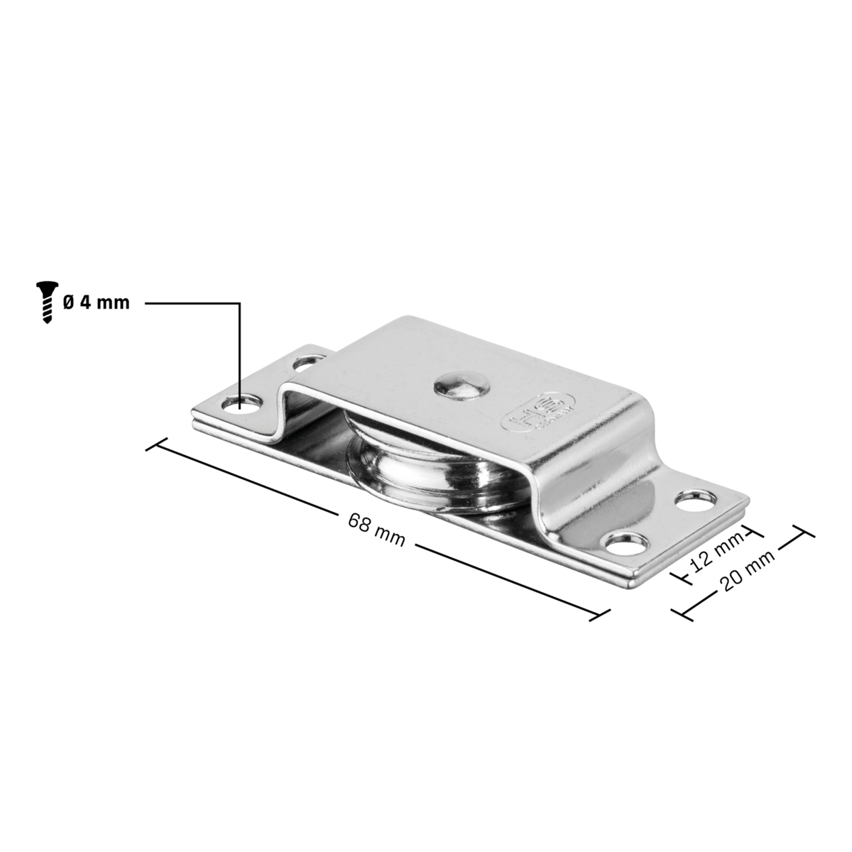 Liegeblock für Draht Gleitlager 6 mm 1 Rolle | 3513100155_Skizze.png