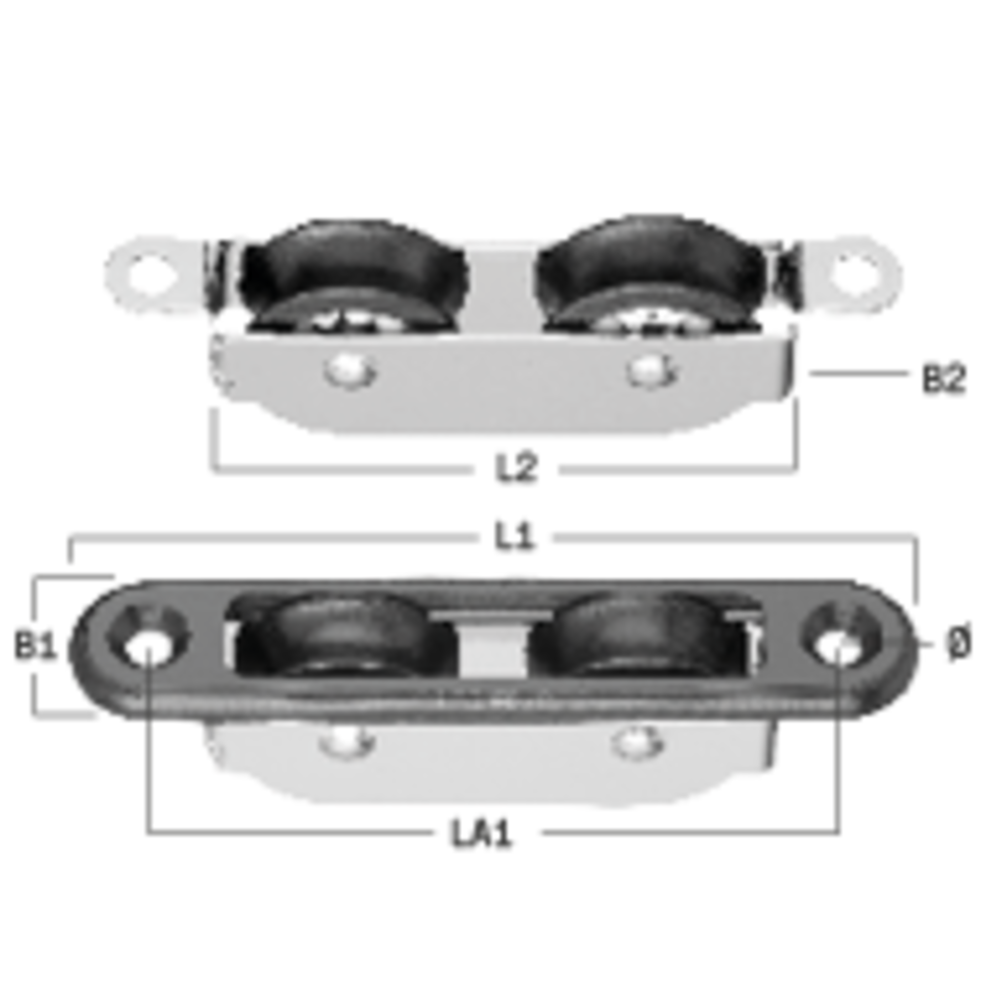 Einlassblock Kugellager 8 mm 2 Rollen | 3521502055.png