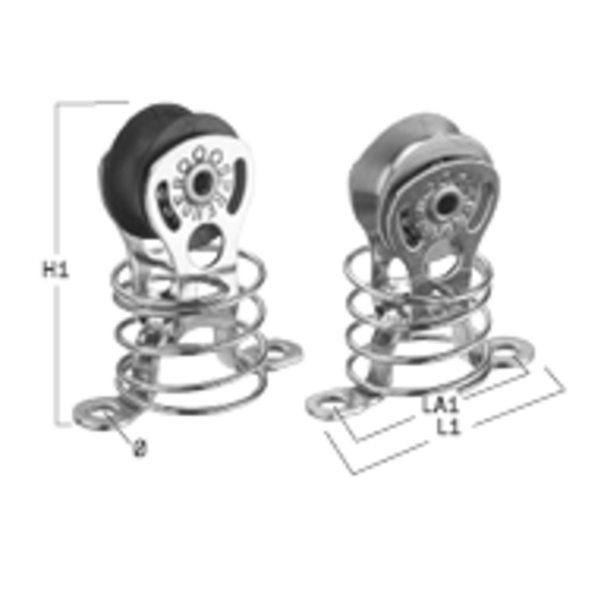 Micro XS Block Kugellager 6 mm 1 Rolle durchgehender Bügel Fenderöse | 3531860055_Katalog.png