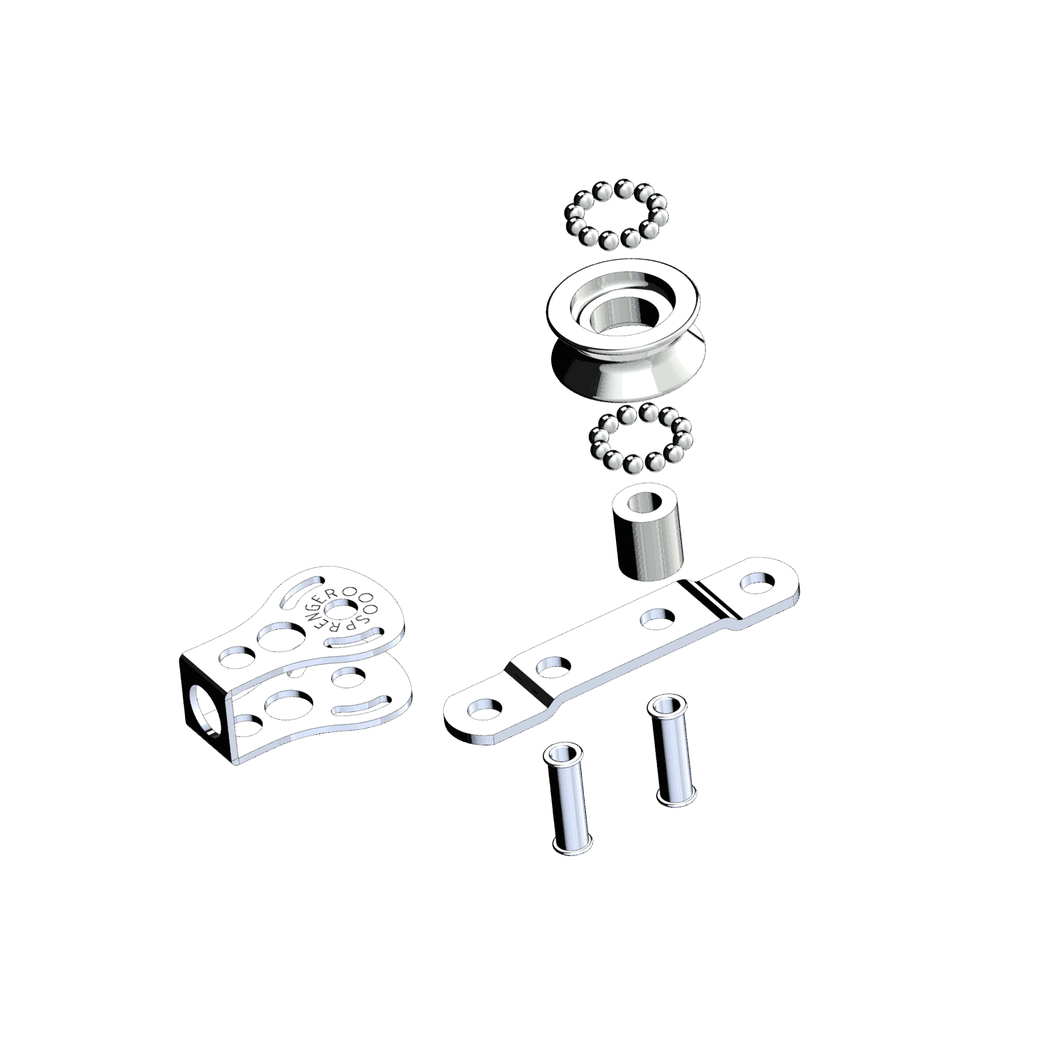 Micro XS Liegeblock für Draht 4 mm Kugellager 1 Rolle | 3532865055_Explo01.png | 1731101689