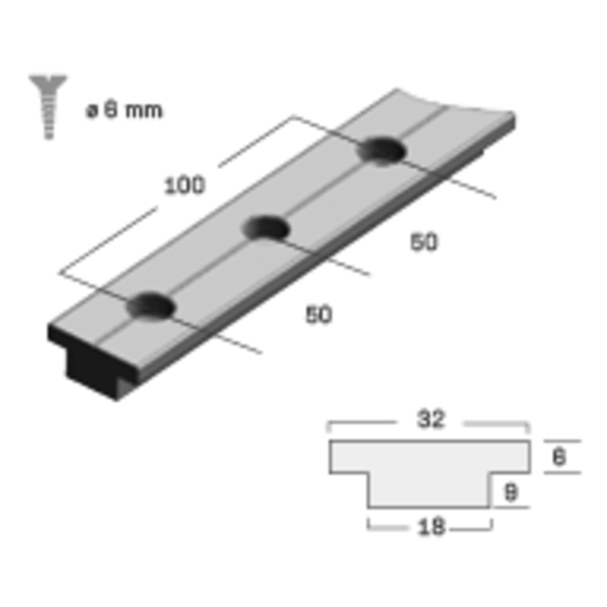 T Schiene 32 x 6 mm | 35452.png