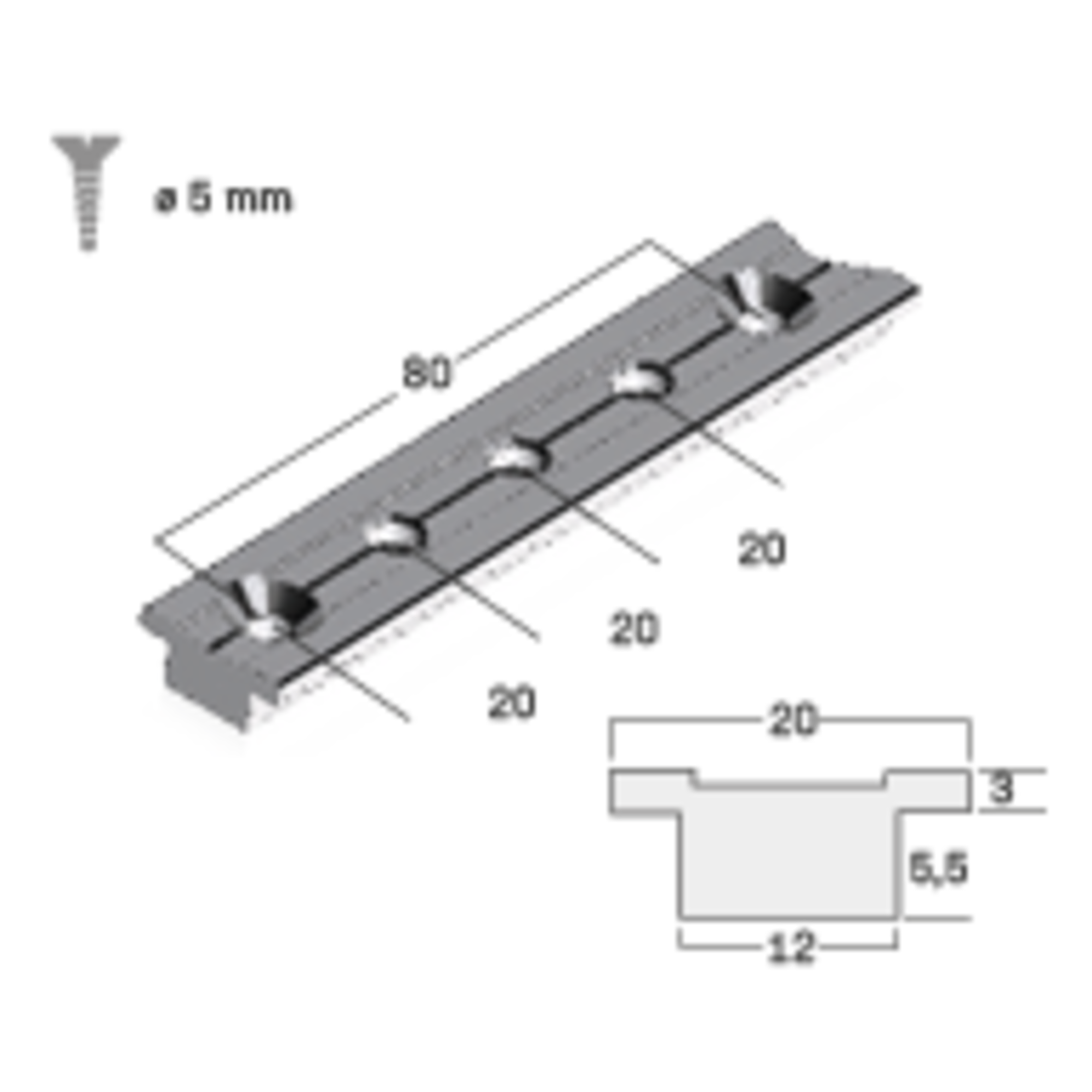 T Schienen 20 x 3 mm | 35455.png