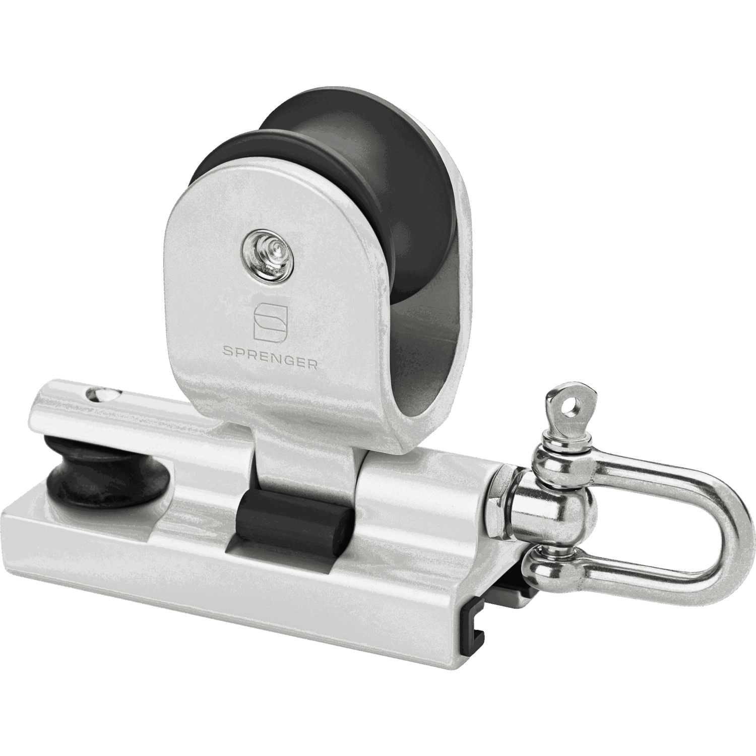 Genuaschlitten Cockpitverstellung Gleitlager 6 mm für Schiene 25 x 4 mm Bolzen mit Schäkel | 3546002554.png | 1731101762