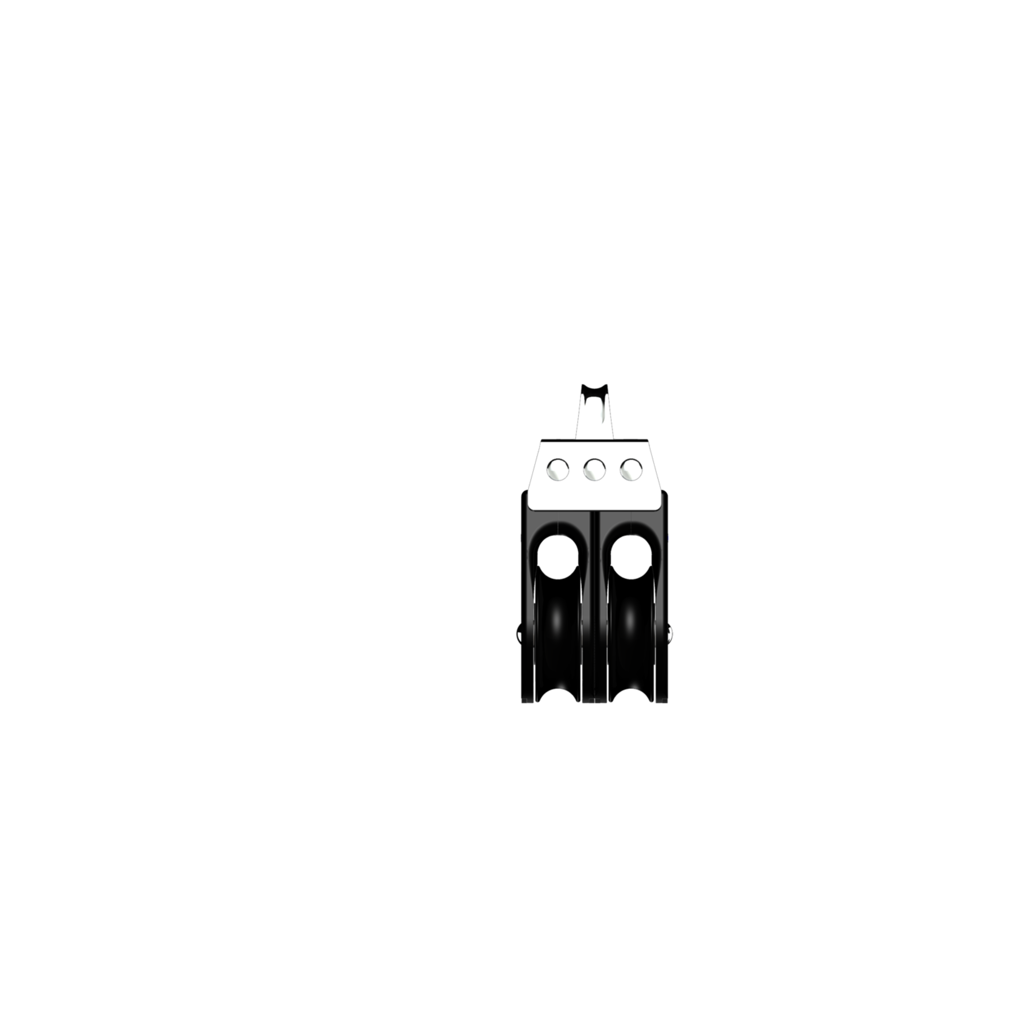 S Block Nadellager 10 mm 2 Rollen durchgehender Bügel | 3565130155_Vorderansicht01.png