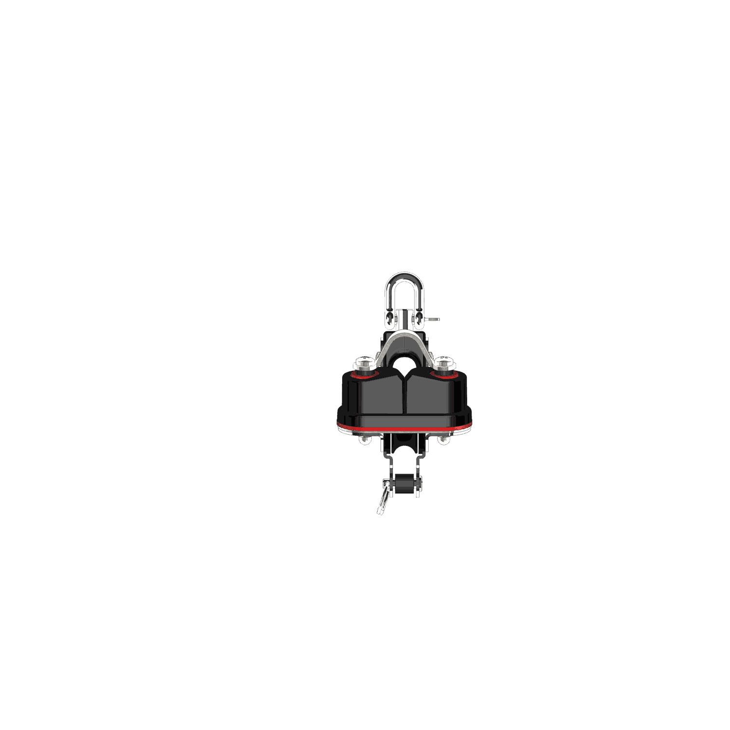 S Block Großschotblock Nadellager 10 mm 1 Rolle Hundsfott Schotklemme Wirbel | 3567049100_Vorderansicht01.png | 1731101480