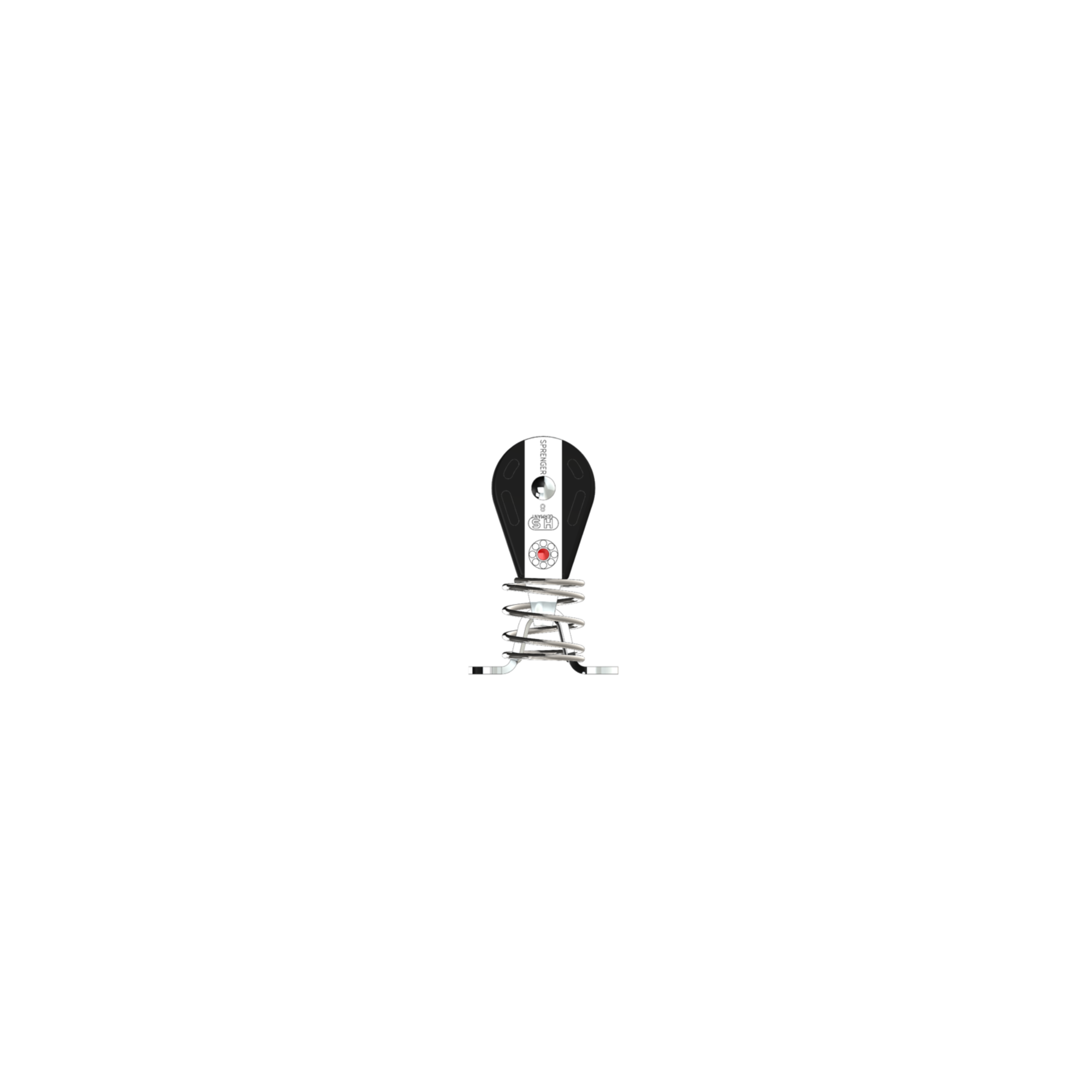S Block Kugellager 8 mm 1 Rolle Feder Fenderöse | 3568100055_Seitenansicht01.png