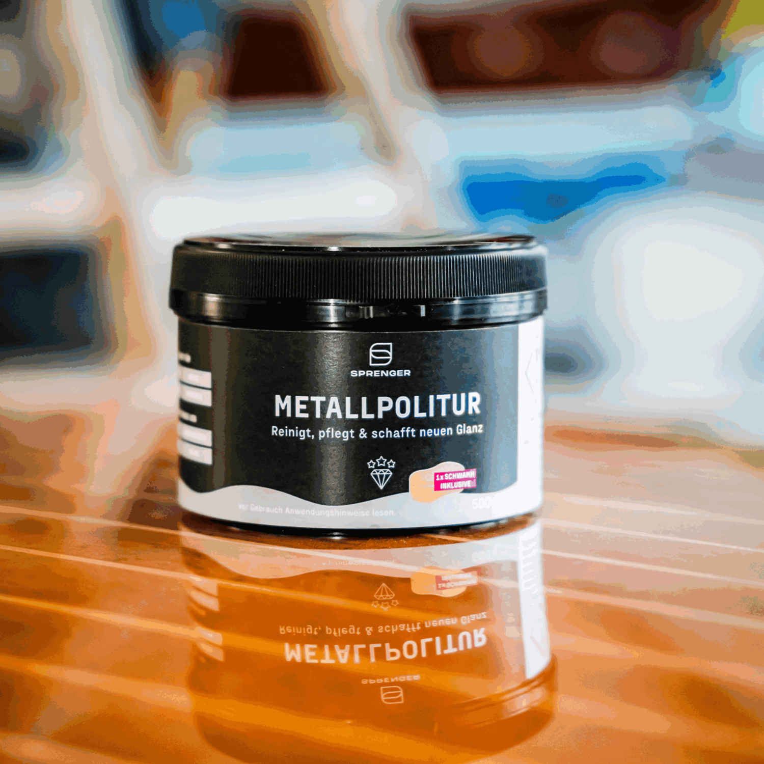 Sprenger Metallpolitur inkl. Schwamm 500g | 3900000300_2.png