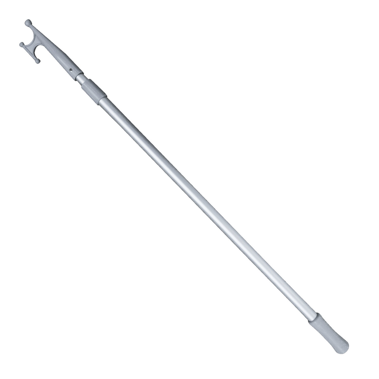 Sea-Dog Aluminum Boat Hook – 72-Inch Length, Soft Rubber Coated Hook, Buoyant, Orange Tip