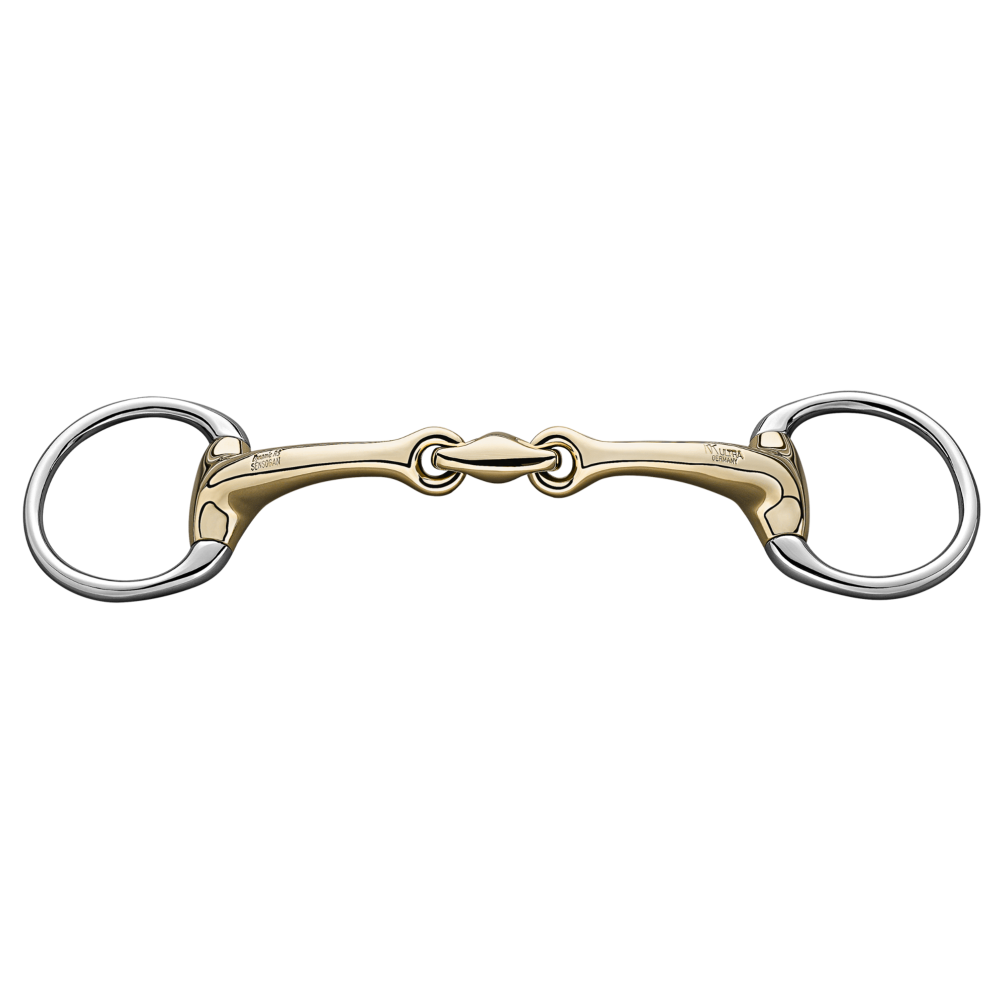 Dynamic RS Olivenkopf Unterlegtrense 14 mm doppelt gebrochen Sensogan | 40248_78.png