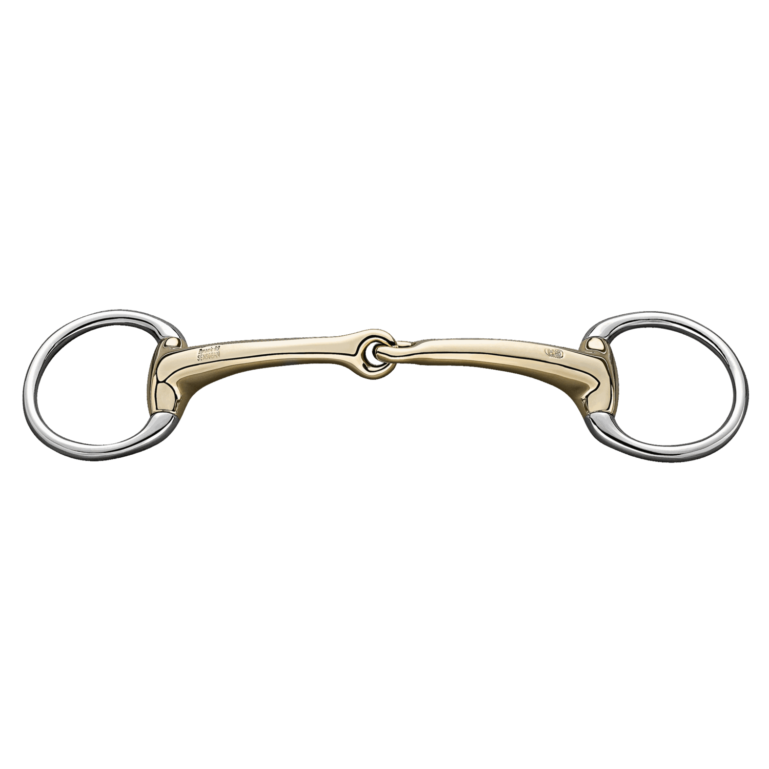 Dynamic RS Eggbutt bradoon 14 mm single jointed - Sensogan