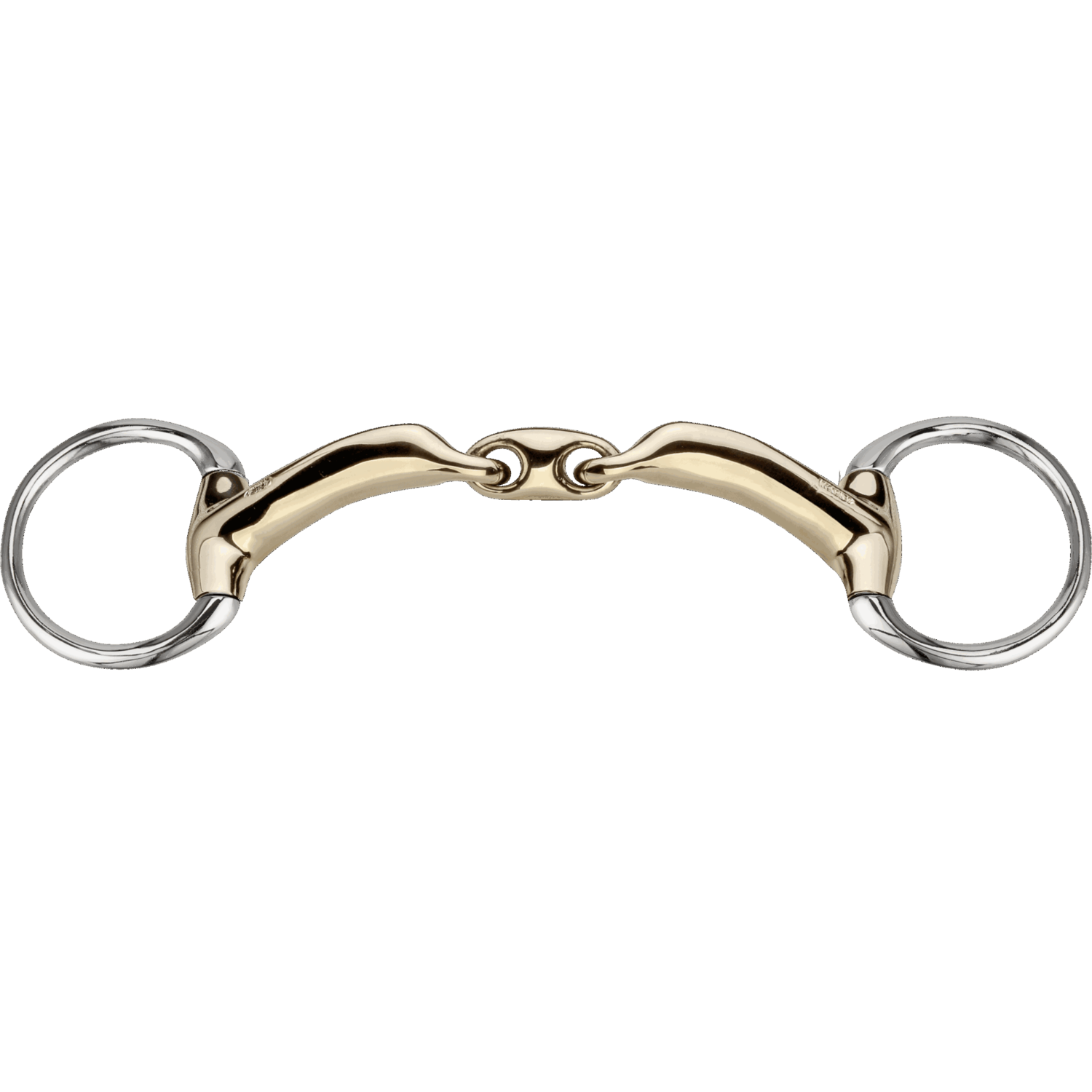 novocontact Olivenkopf Unterlegtrense 14 mm doppelt gebrochen Sensogan | 40368_78.png | 1731065244