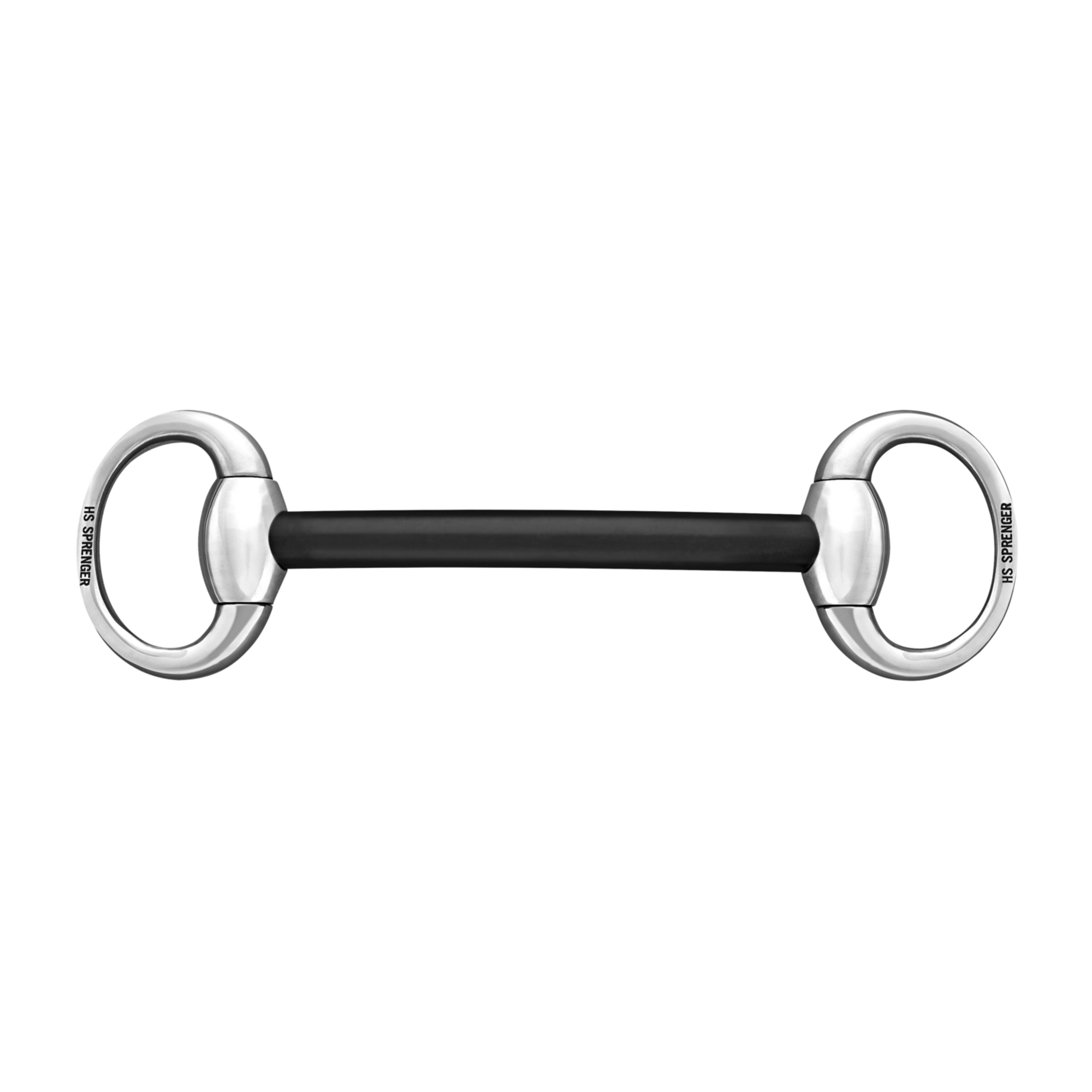 Olivenkopf Stangengebiss 16 mm Hartcarbon mit ovalen Ringen aus Edelstahl | 40860_56.png