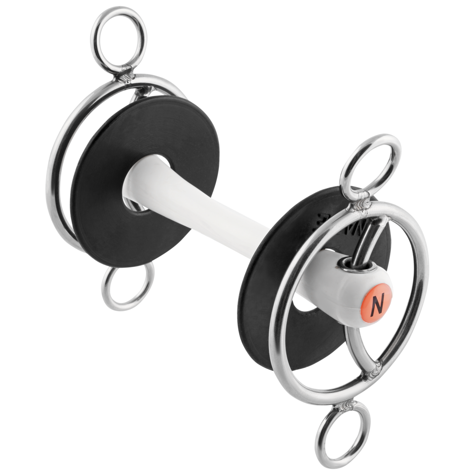 NATHE 3 Ring Gebiss mit Gleitsteg 20 mm mit biegsamer Stange | 41290_00.png