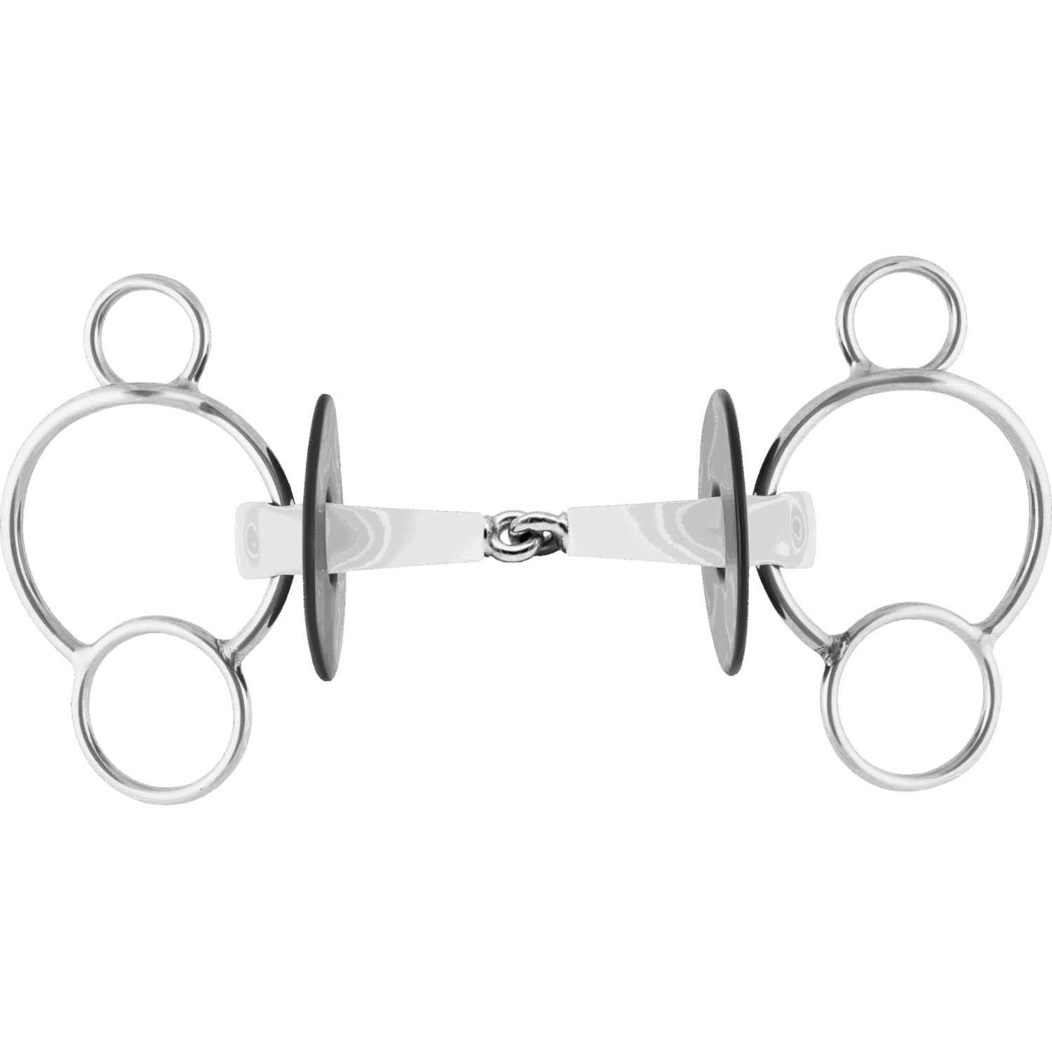 markise ring gebrochen Nathe 3-Ring Gebiss 18 mm einfach gebrochen