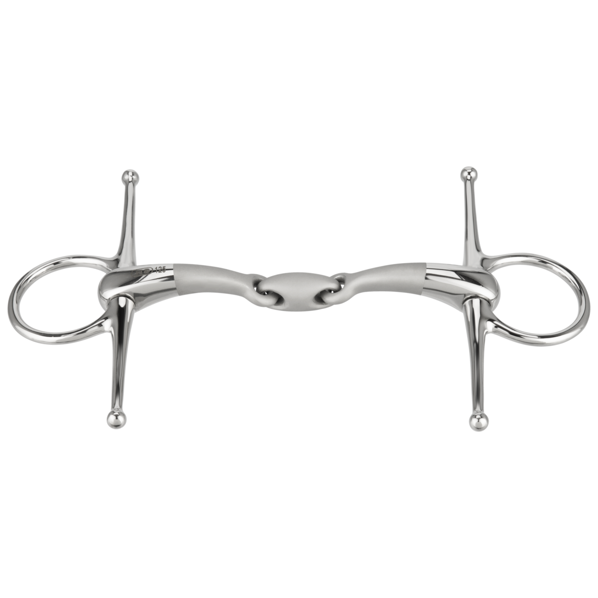 SATINOX Schenkeltrense 14 mm doppelt gebrochen Edelstahl rostfrei | 41904_56.png
