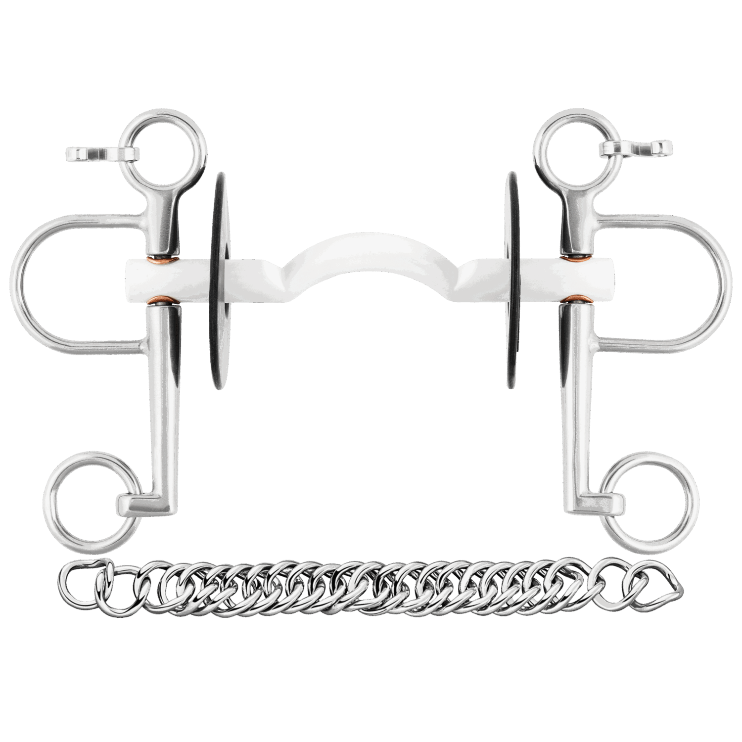 Nathe Pelham 15 mm mit weicher Stange Zungenfreiheit und langen Anzügen | 42074_00.png | 1753426820