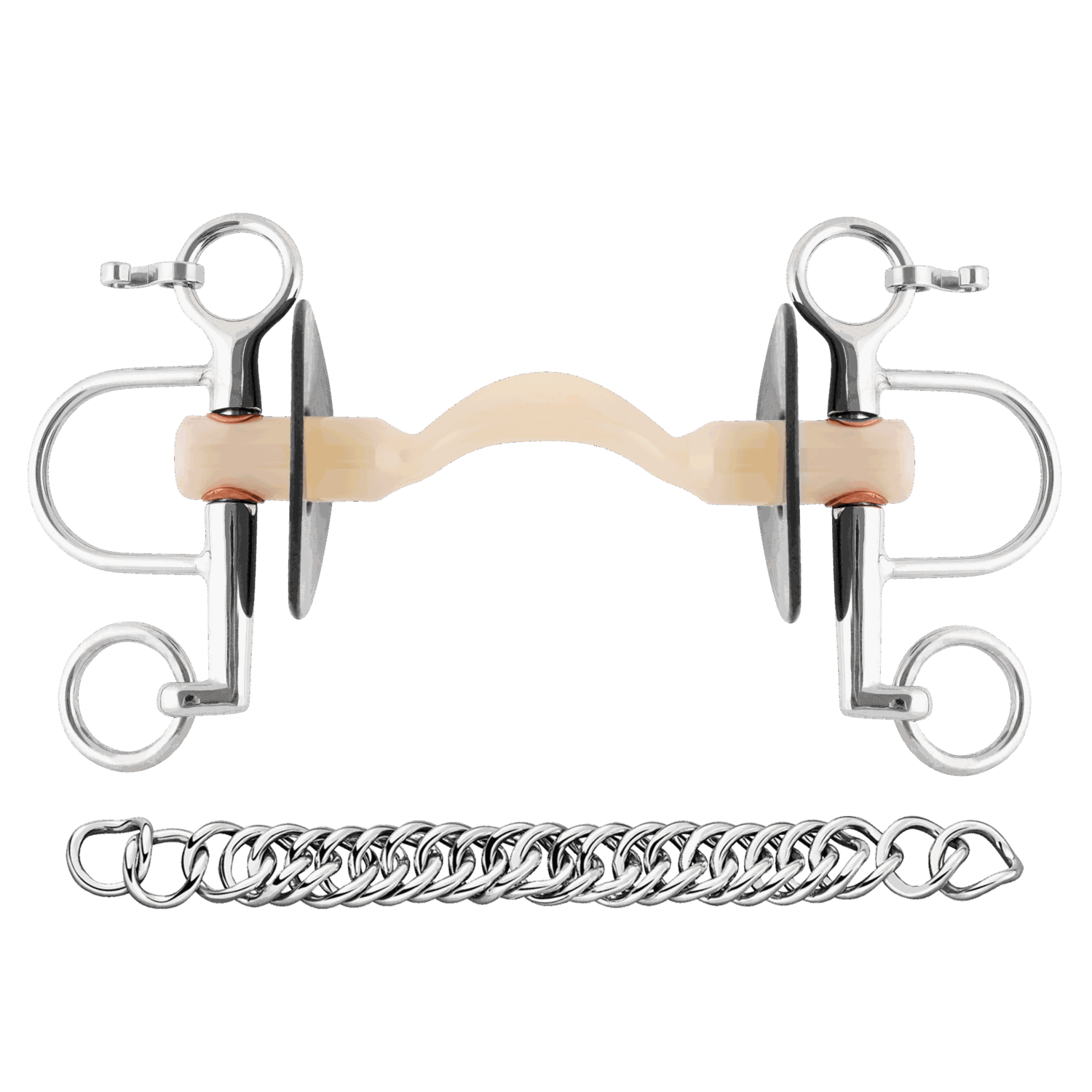 Nathe Pelham 20 mm mit weicher Stange mit Zungenfreiheit und kurzen Anzügen | 42083_00.png | 1753426828