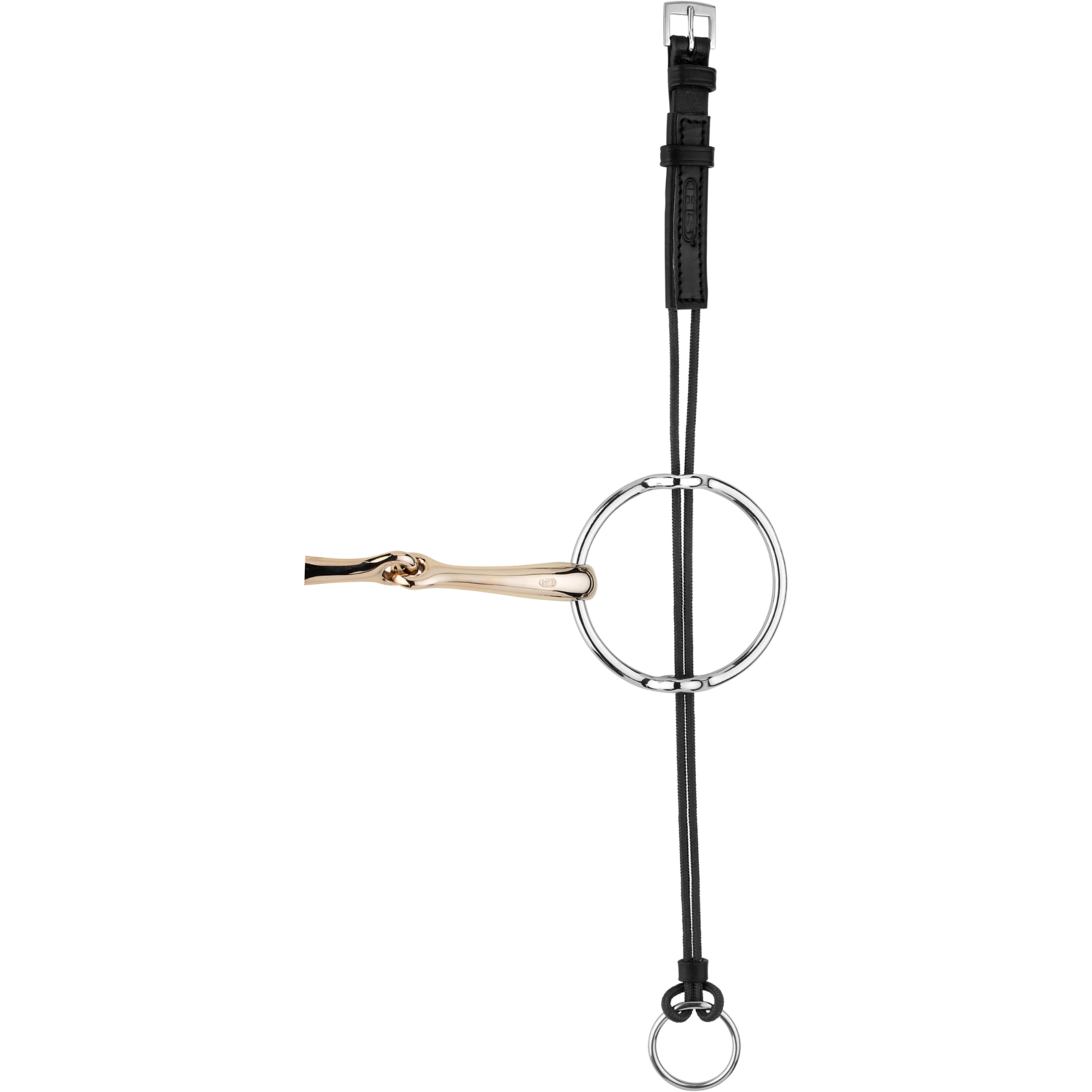 Backenstücke 45 cm für Aufziehtrense | 42115_000_00_mit_Ring.png