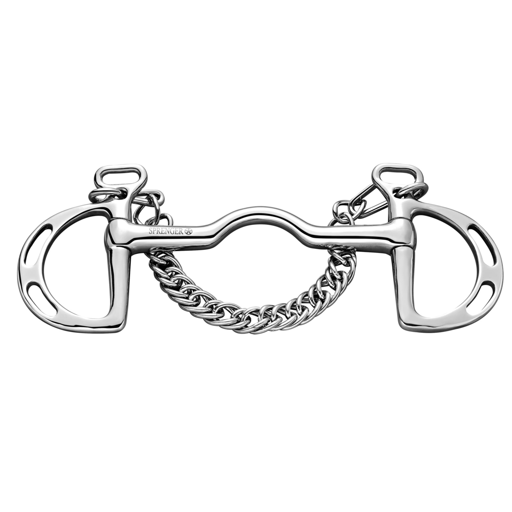 Springkandare 16 mm starre Stange mit Zungenfreiheit Edelstahl rostfrei | 42309_56.png