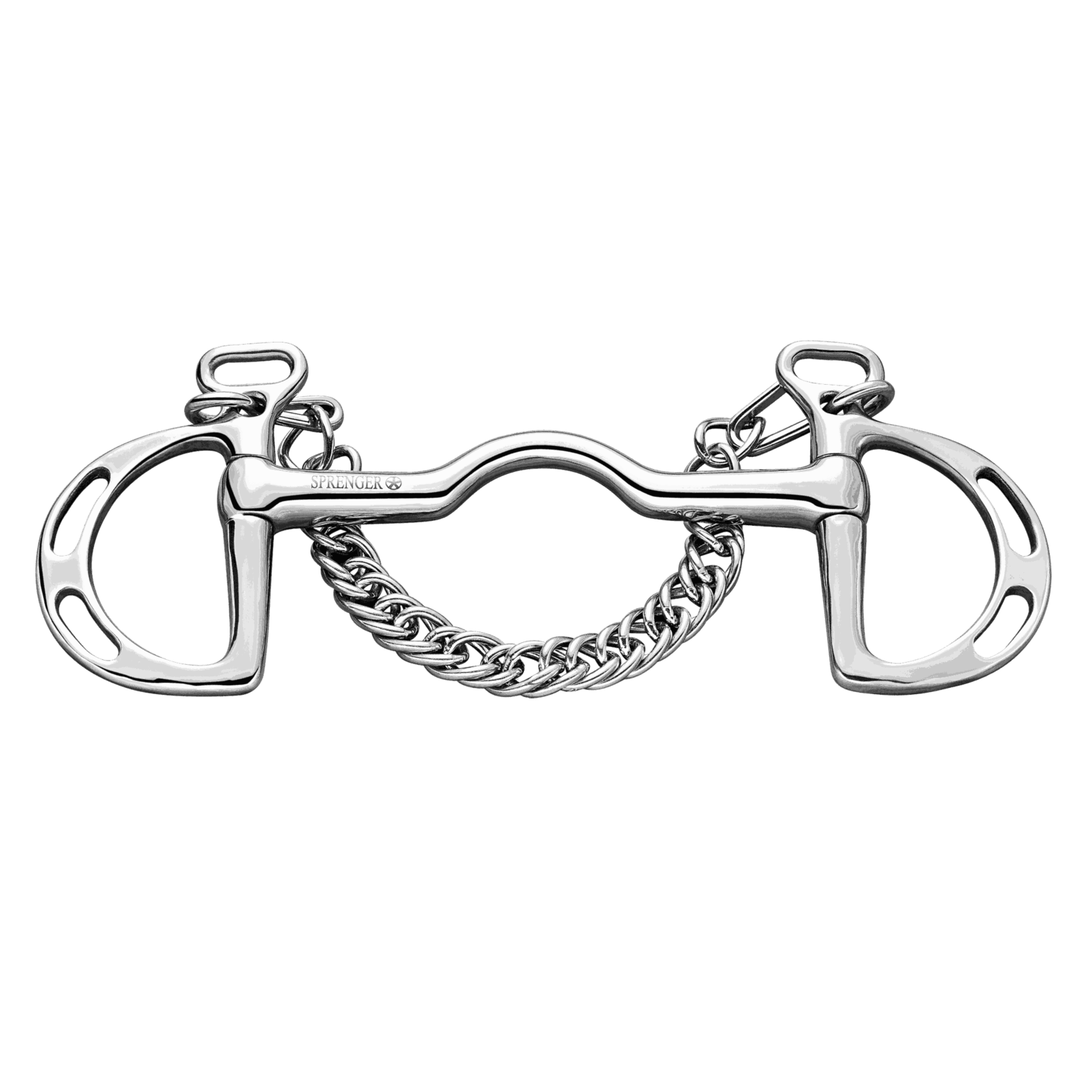 Springkandare 16 mm starre Stange mit Zungenfreiheit Edelstahl rostfrei | 42309_56.png | 1744063234