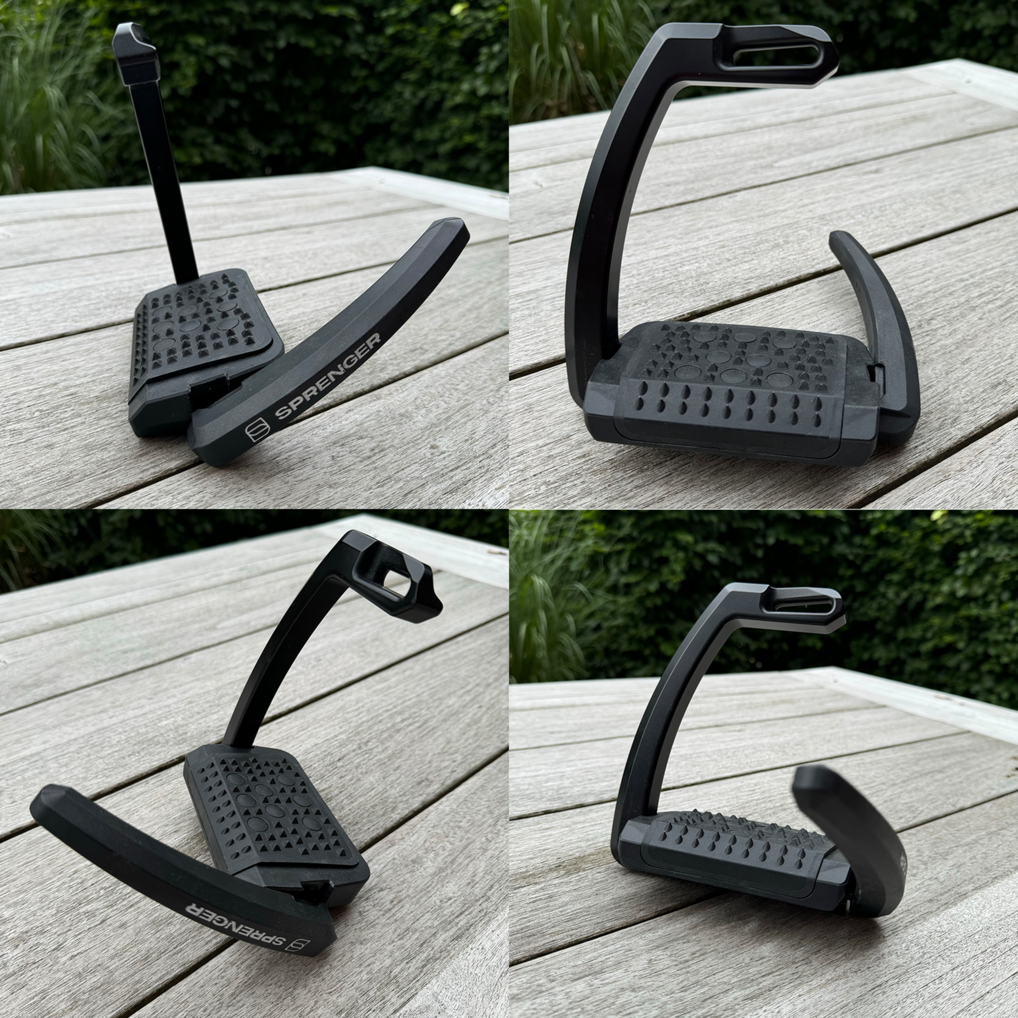 Aero Steigbügel mit Spikes silber eloxiert 120 mm Trittweite | 4429012253_6.png