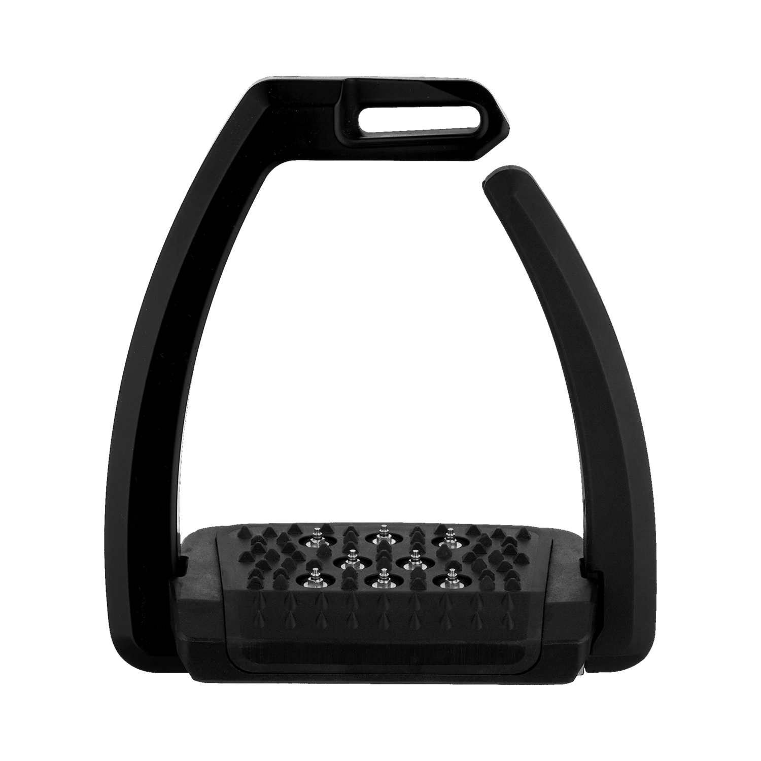 Aero Steigbügel mit Spikes schwarz eloxiert 120 mm Trittweite | 4429112253.png | 1731067091