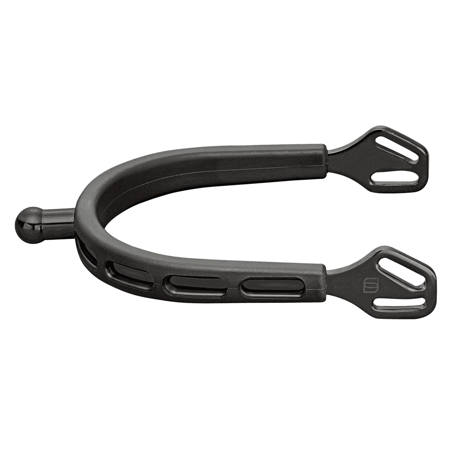 ULTRA fit EXTRA GRIP Sporen "Black Series" Edelstahl rostfrei anthrazit 30 mm kugelförmig | 4752100061x.png