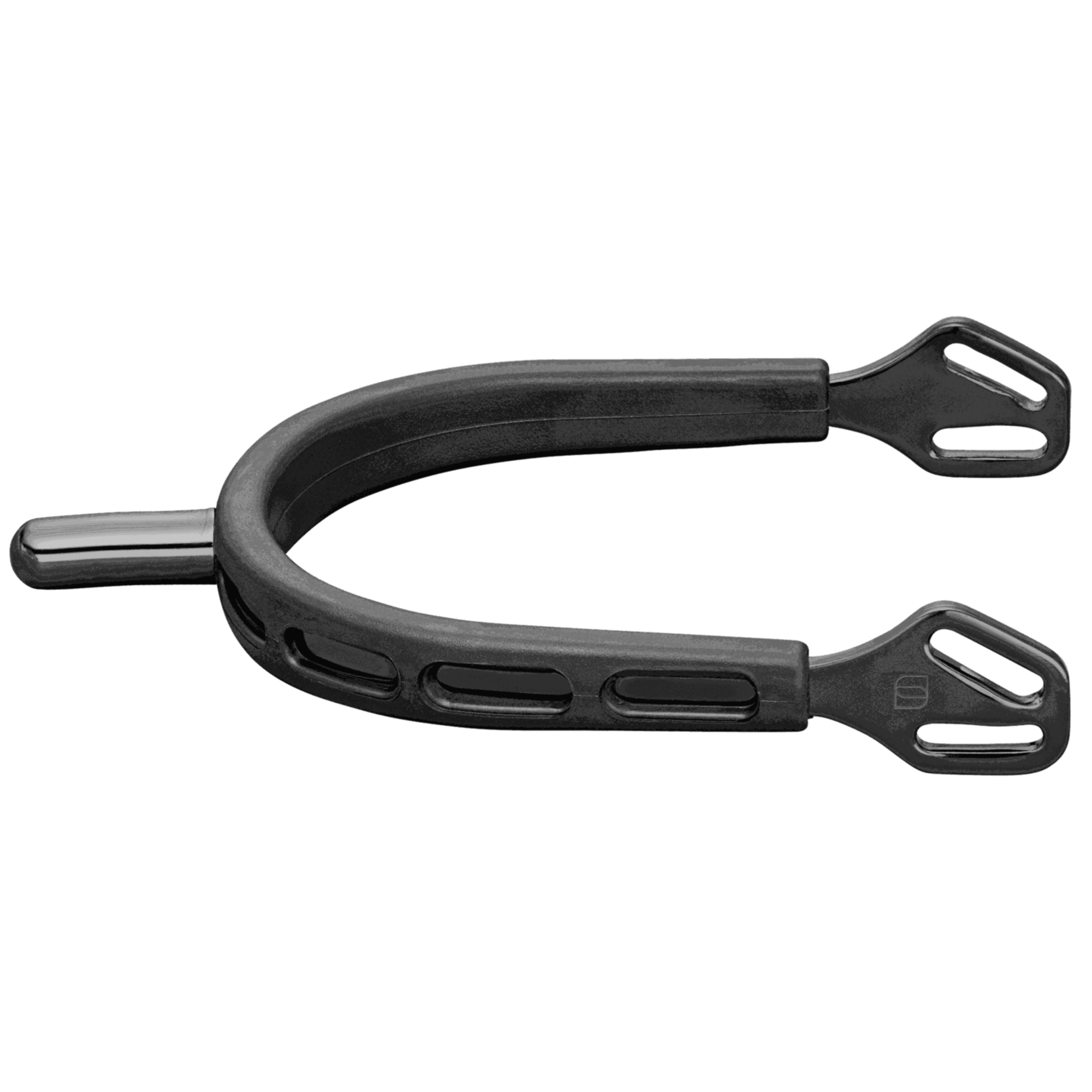 Ultra fit EXTRA GRIP Sporen "Black Series" Edelstahl rostfrei anthrazit 25 mm abgerundet | 4752500061.png
