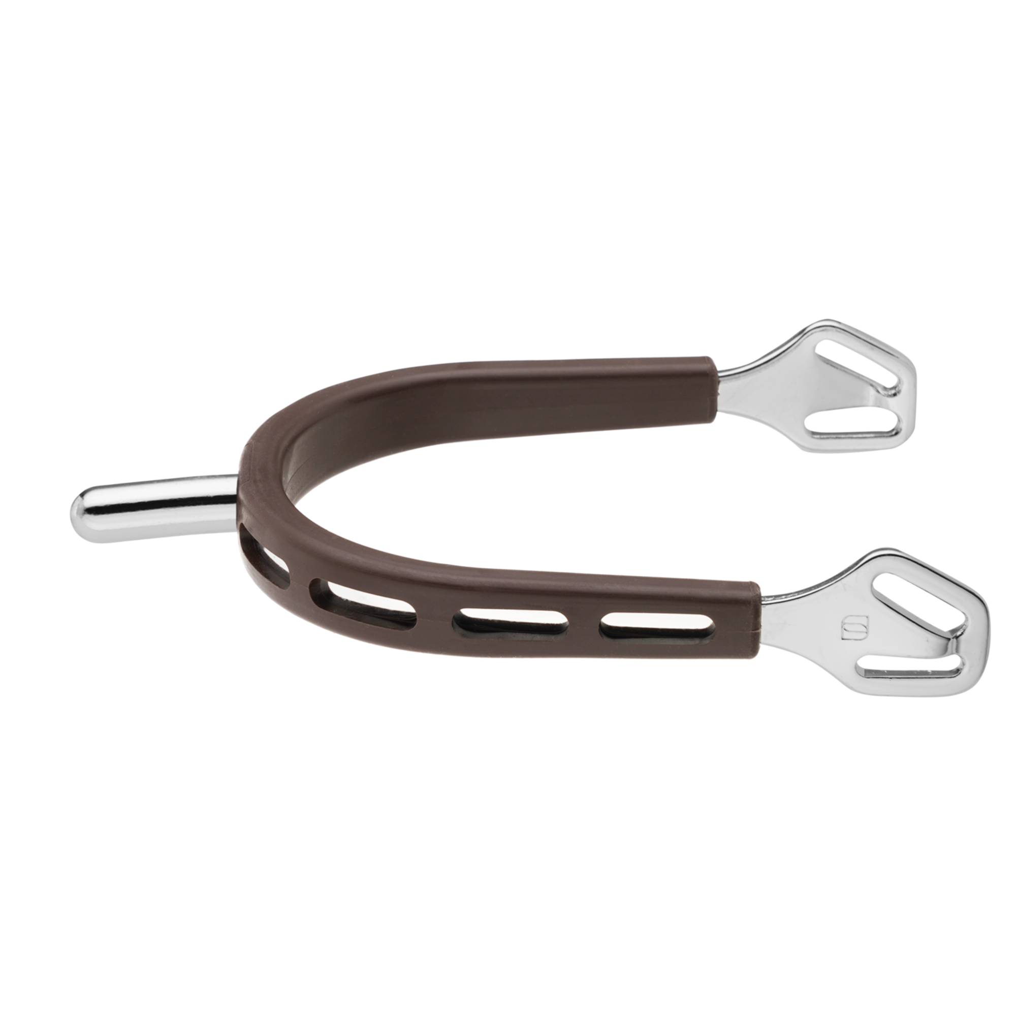 ULTRA fit BROWN GRIP Sporen Edelstahl rostfrei 25 mm abgerundet | 47525000G5.png