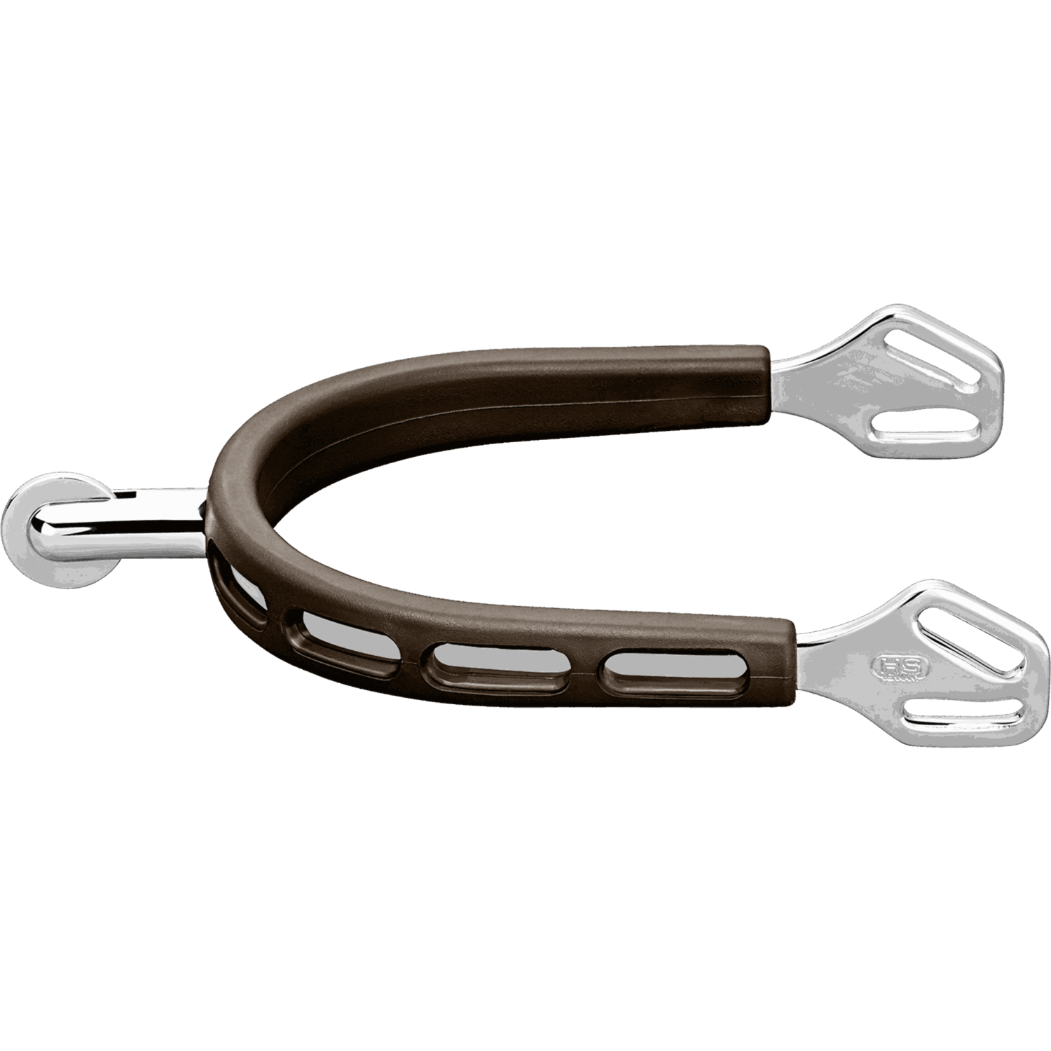 ULTRA fit BROWN GRIP Sporen Edelstahl rostfrei 30 mm abgerundet | 47525_006_G5.png | 1731069406