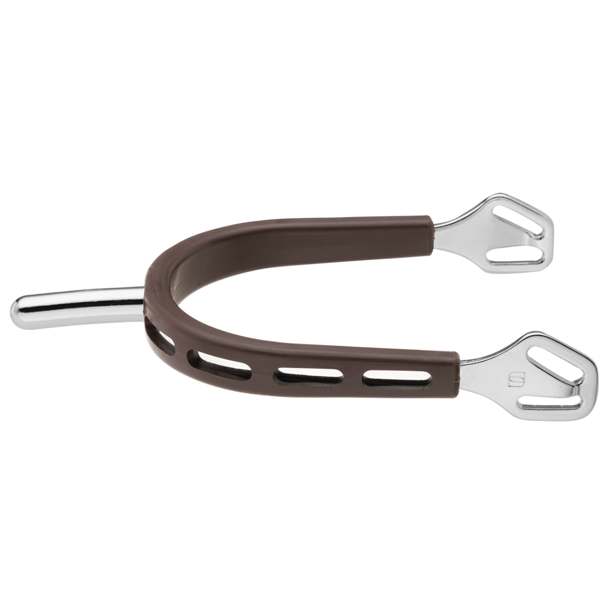 ULTRA fit BROWN GRIP Sporen Edelstahl rostfrei 35 mm abgerundet | 47535000G5.png