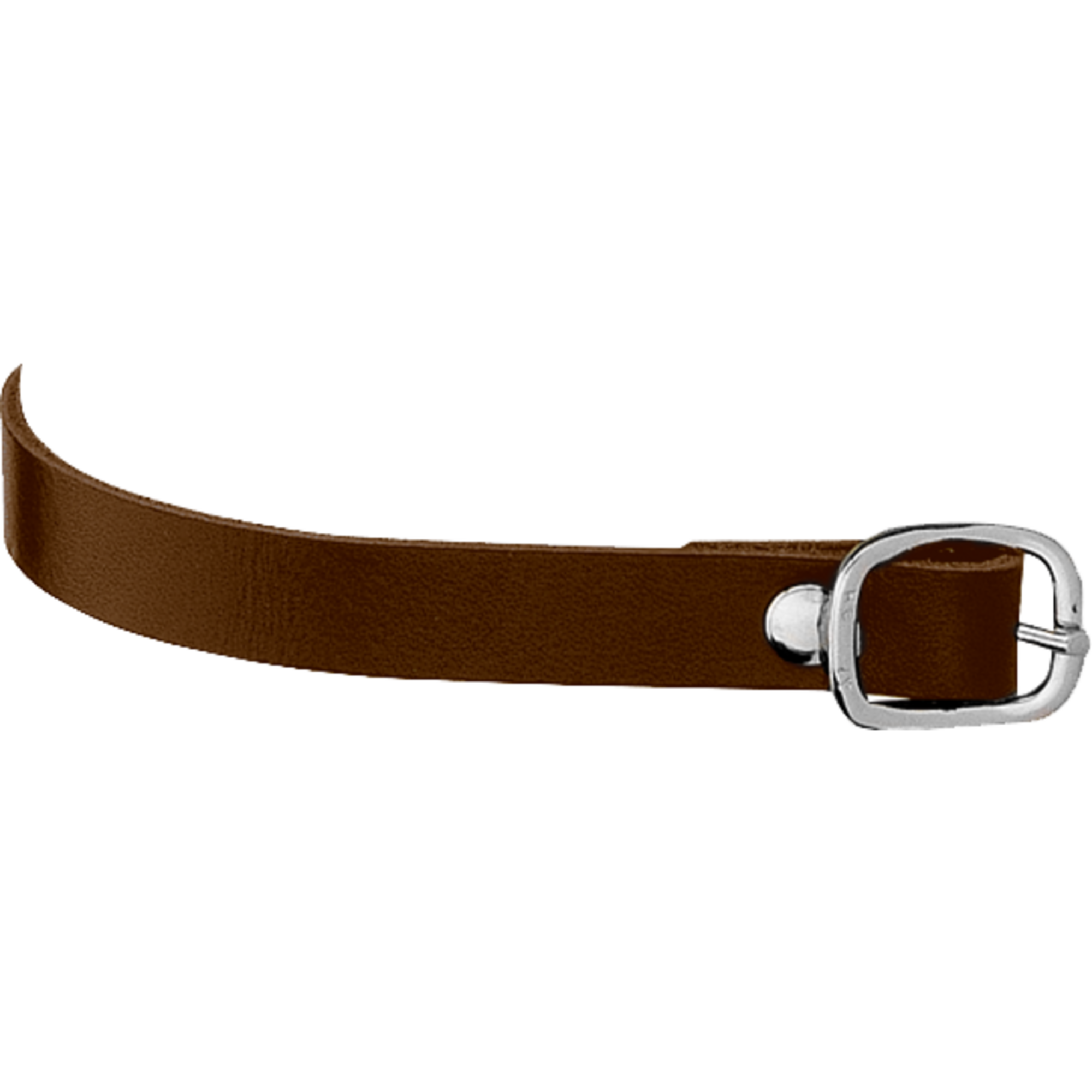 Sporenriemen 45 cm Leder braun Schnalle silber | 49184_00.png