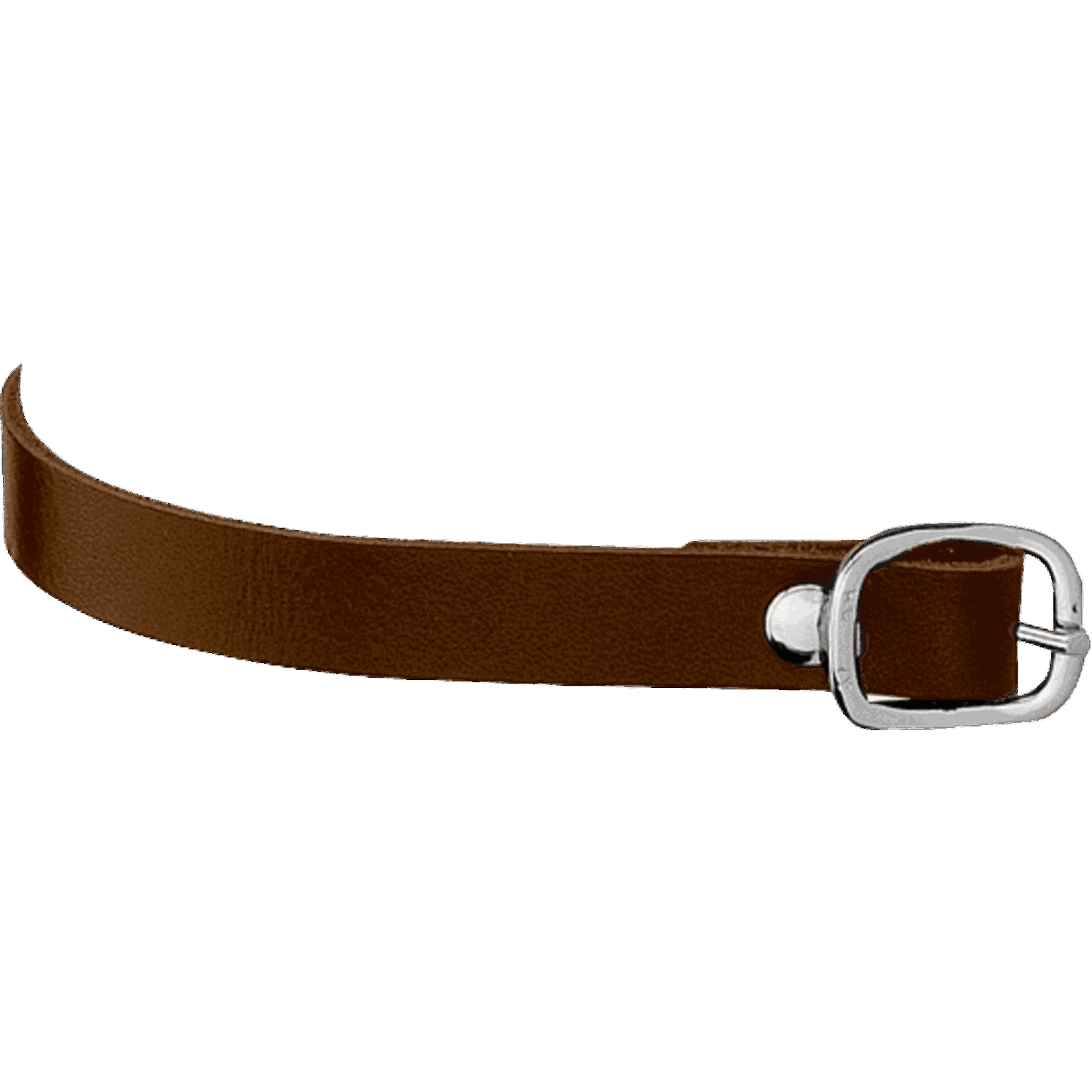 Sporenriemen 45 cm Leder braun Schnalle silber | 49184_00.png | 1731069837