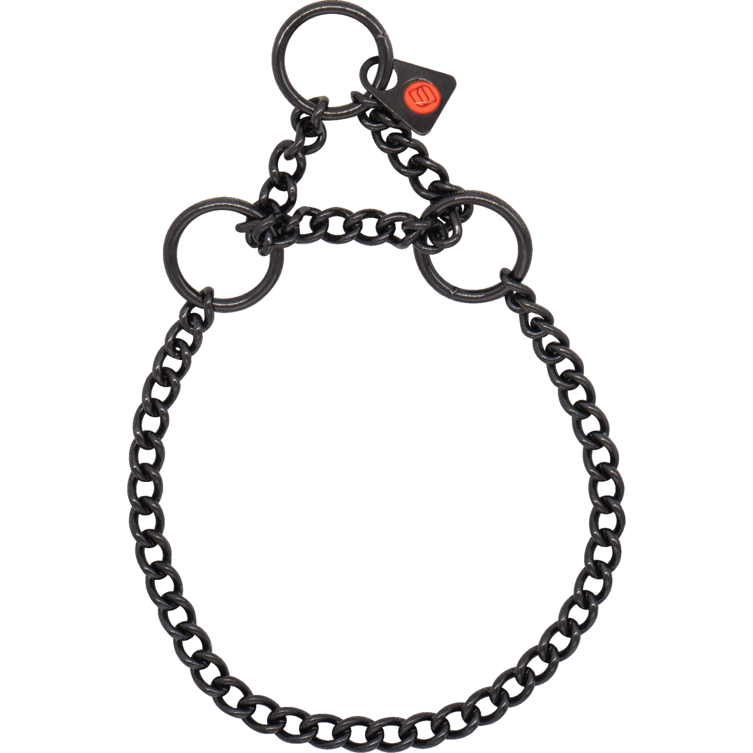Halskette runde Glieder Edelstahl Rostfrei schwarz 2 mm | 50882-57.png | 1731103163