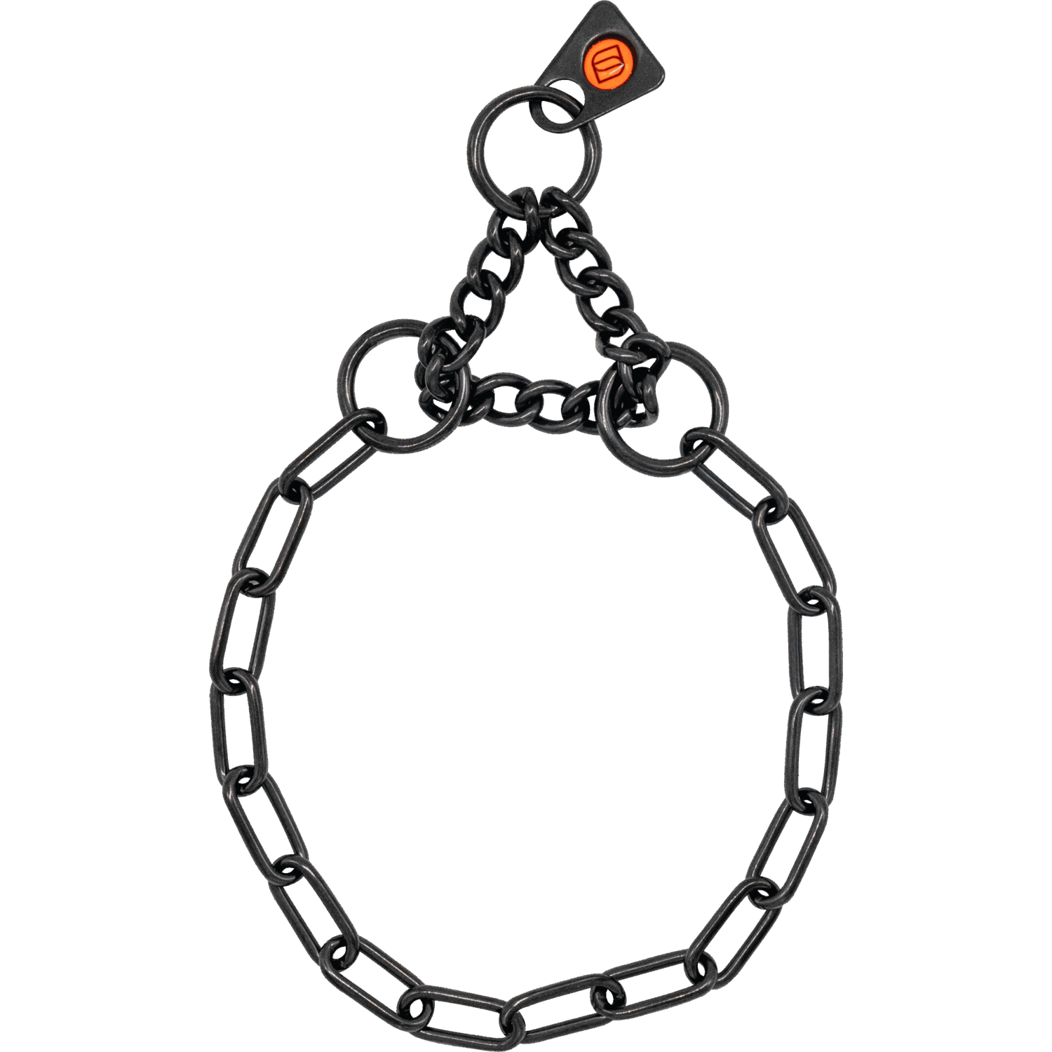 Halskette mit Zugbegrenzung Edelstahl Rostfrei schwarz 2 mm | 5144503057.png | 1731103202
