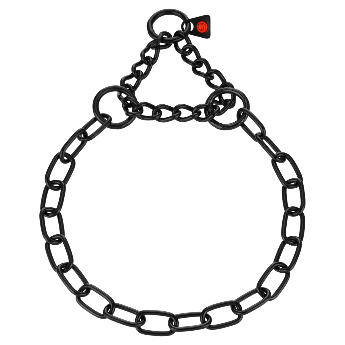 Halskette medium mit Durchzugskette Edelstahl Rostfrei schwarz 3 mm | 51545-57.png