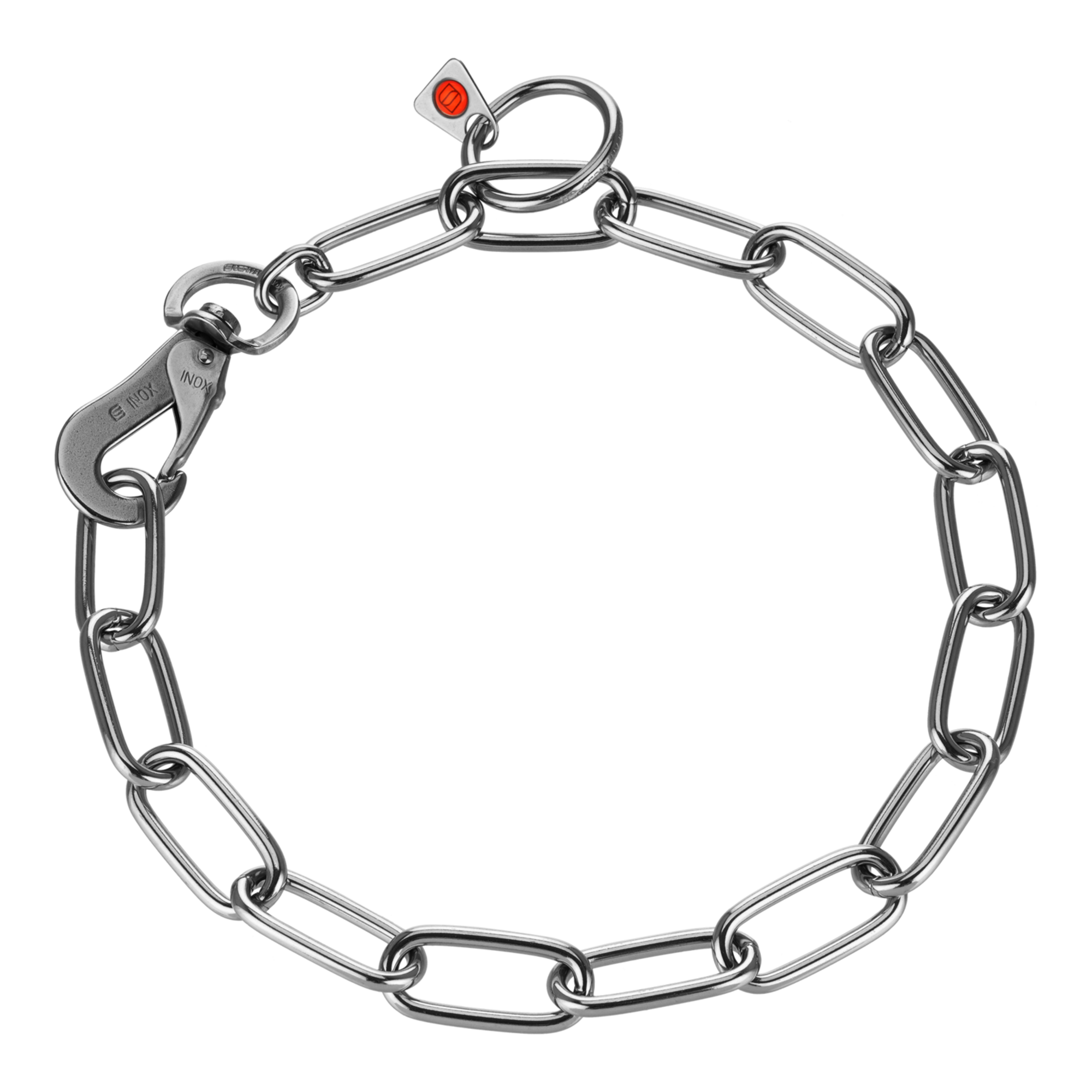 Halskette langgliedrig verstellbar mit SPRENGER Haken Edelstahl Rostfrei 4 mm | 51602-55.png