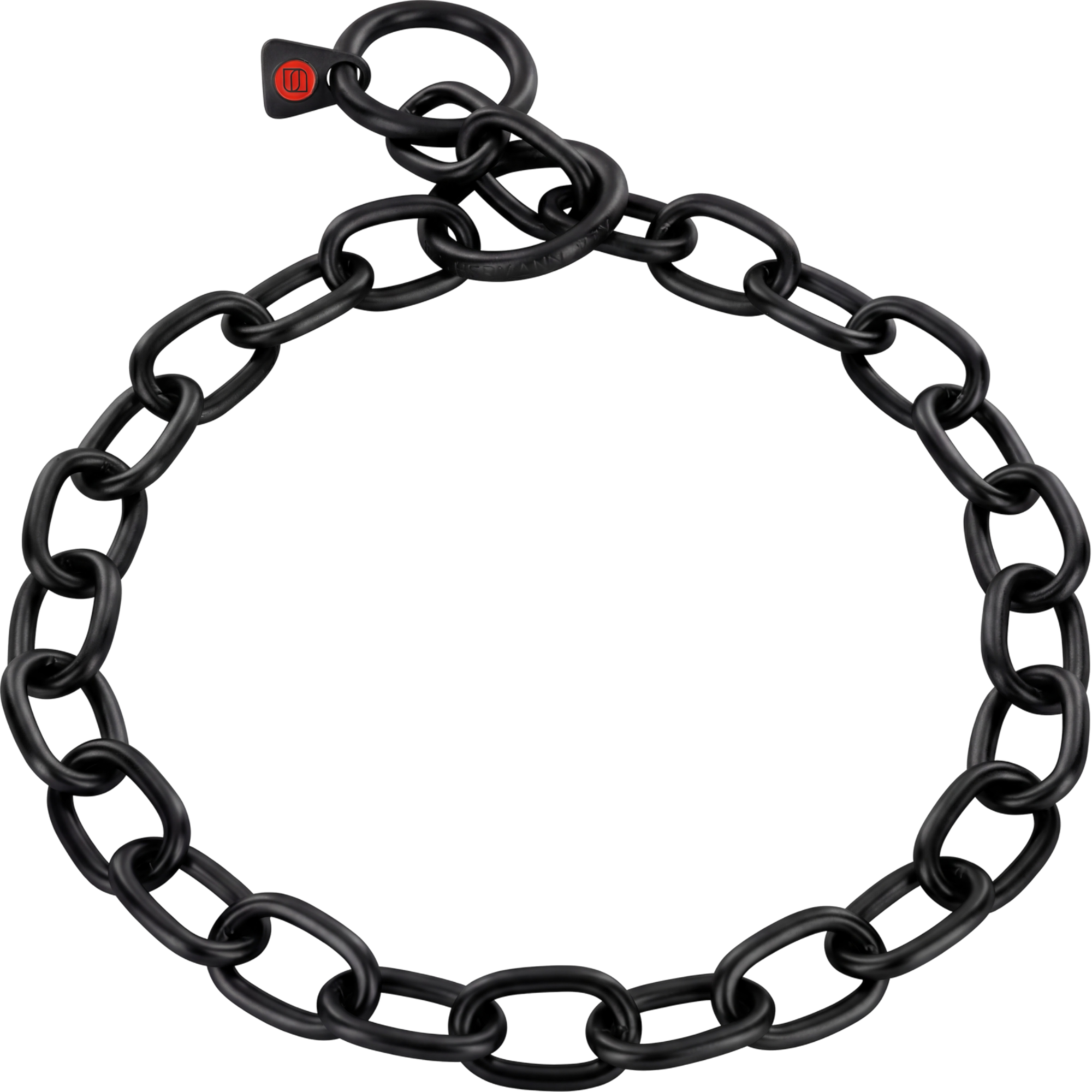 Halskette stark Edelstahl Rostfrei schwarz 4 mm | 51641_57_2.png