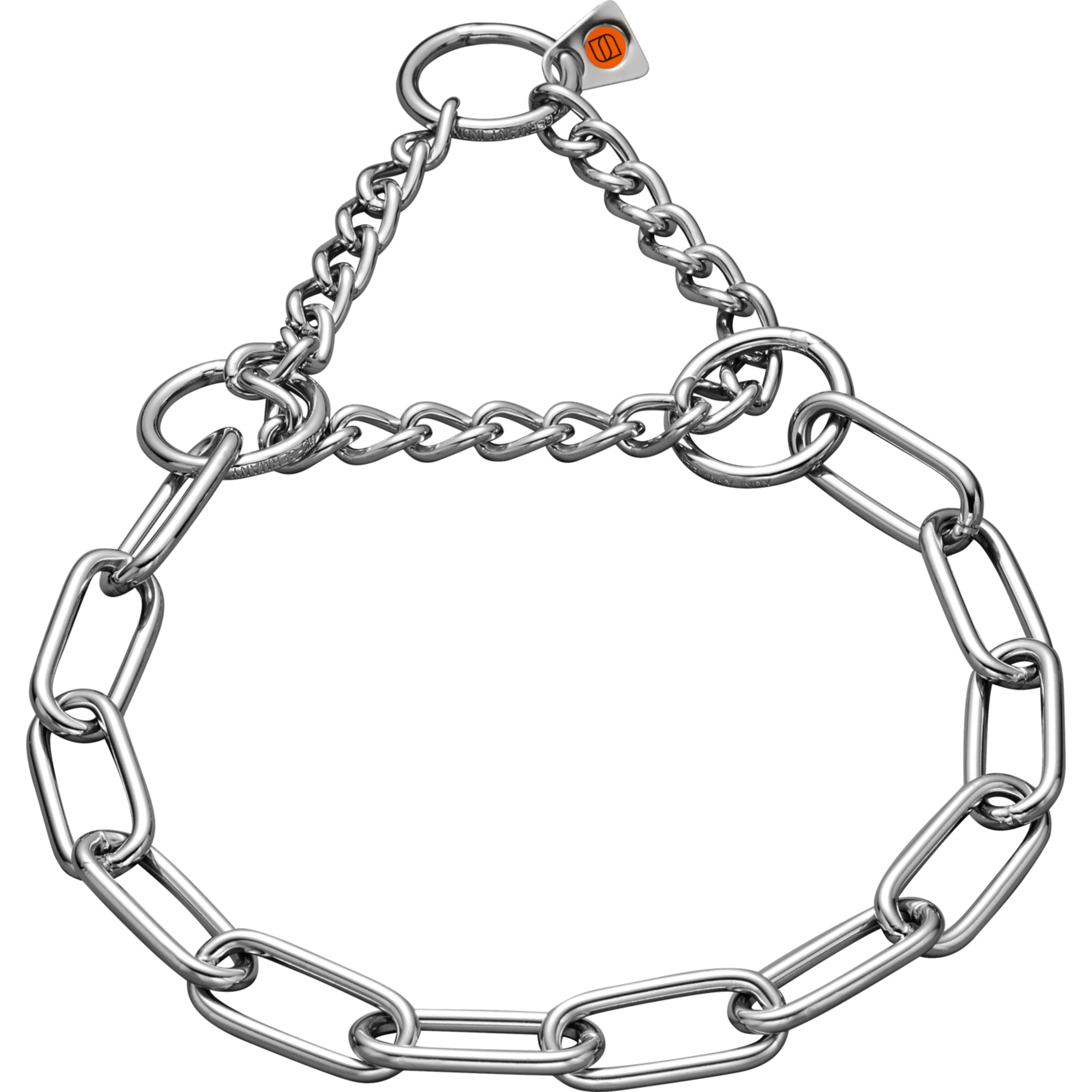 Halskette mit Zugbegrenzung Edelstahl Rostfrei 4 mm | 51682_55.png