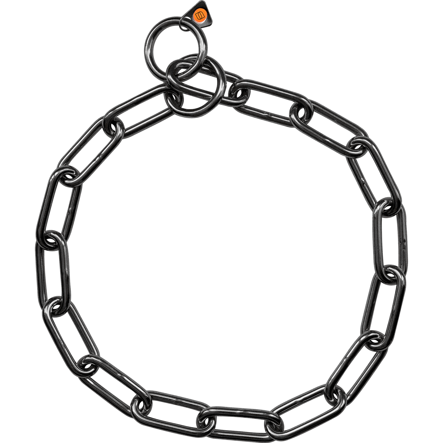 Halskette langgliedrig Edelstahl Rostfrei schwarz 5 mm | 51763-57.png | 1731103279