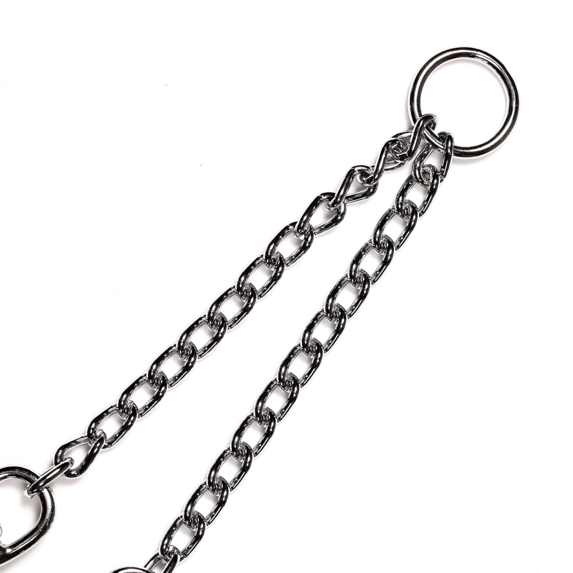 Koppelkette mit Karabinerhaken Stahl verchromt 4 mm 61 cm | 51993_02_1.png