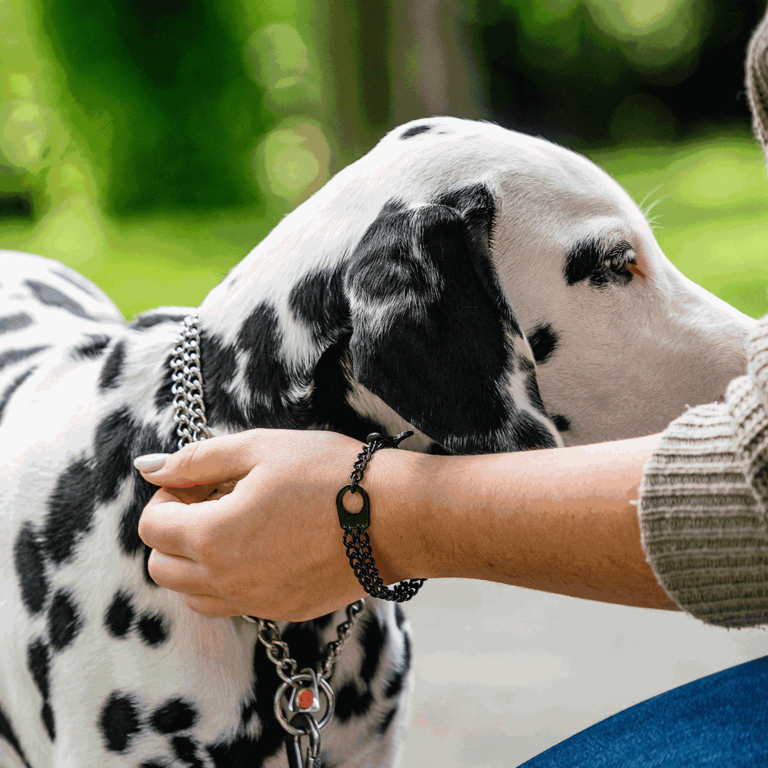 Damen Armband 2 reihig Edelstahl schwarz mit Diamond Like Carbon Oberfläche | 5362001961_03.png | 1731103459