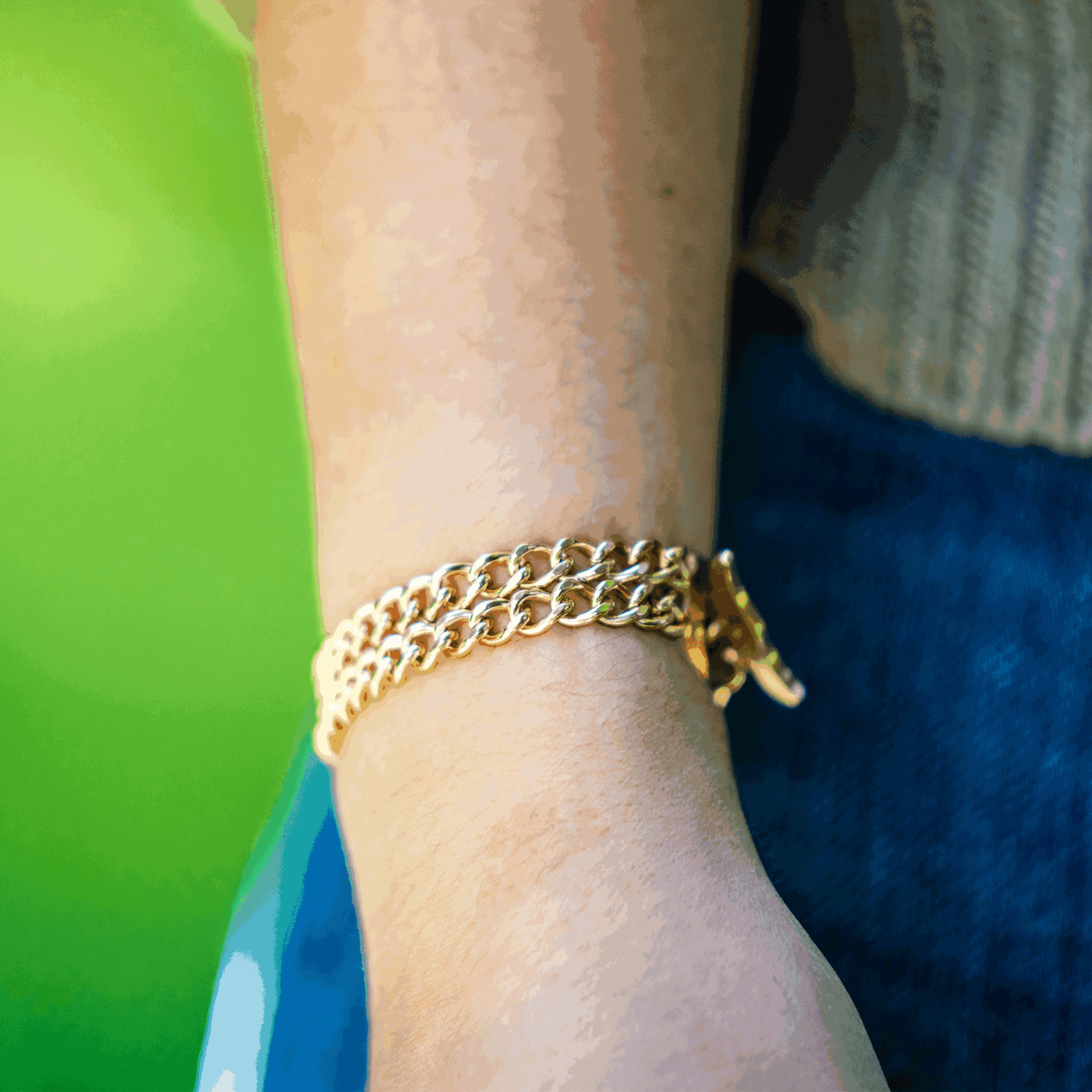 Damen Armband 2 reihig Edelstahl gold (18 Karat Hartvergoldung) | 5362001992_06.png | 1731103484