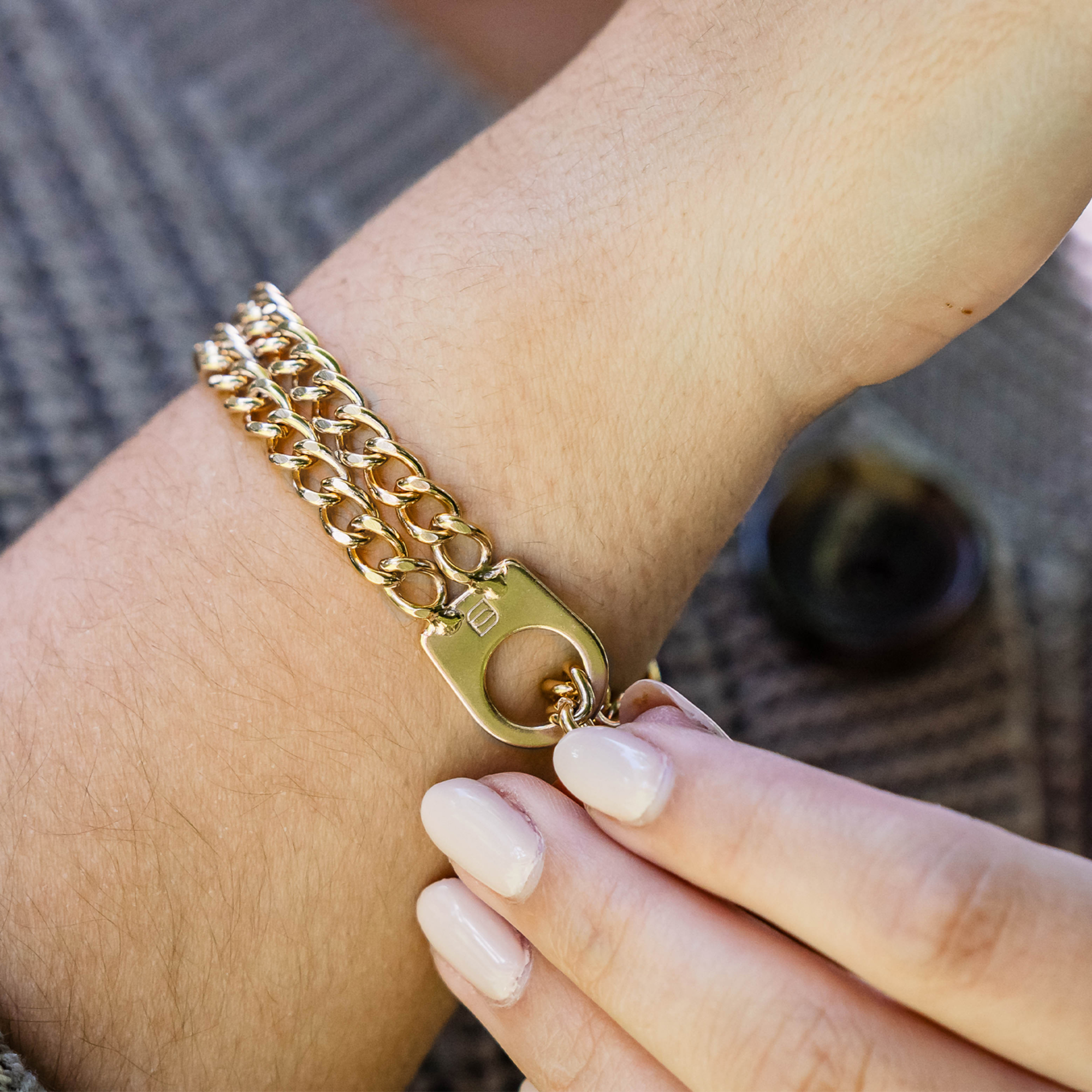 Damen Armband 2 reihig Edelstahl gold (18 Karat Hartvergoldung) | 5362001992_08.png