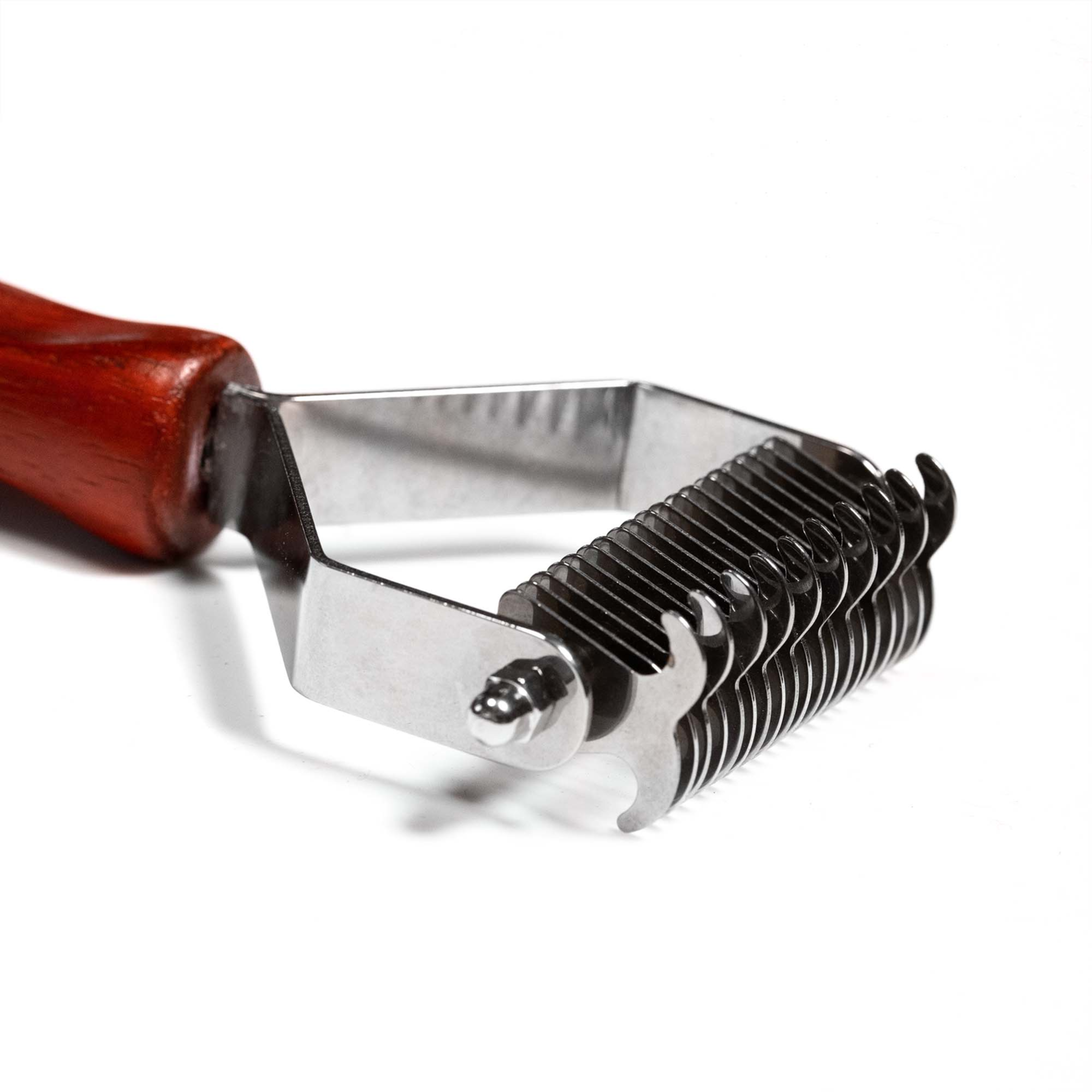 Unterfellbürste 2 seitig Holzgriff mit Edelstahl Zinken | 5759100100_11.png