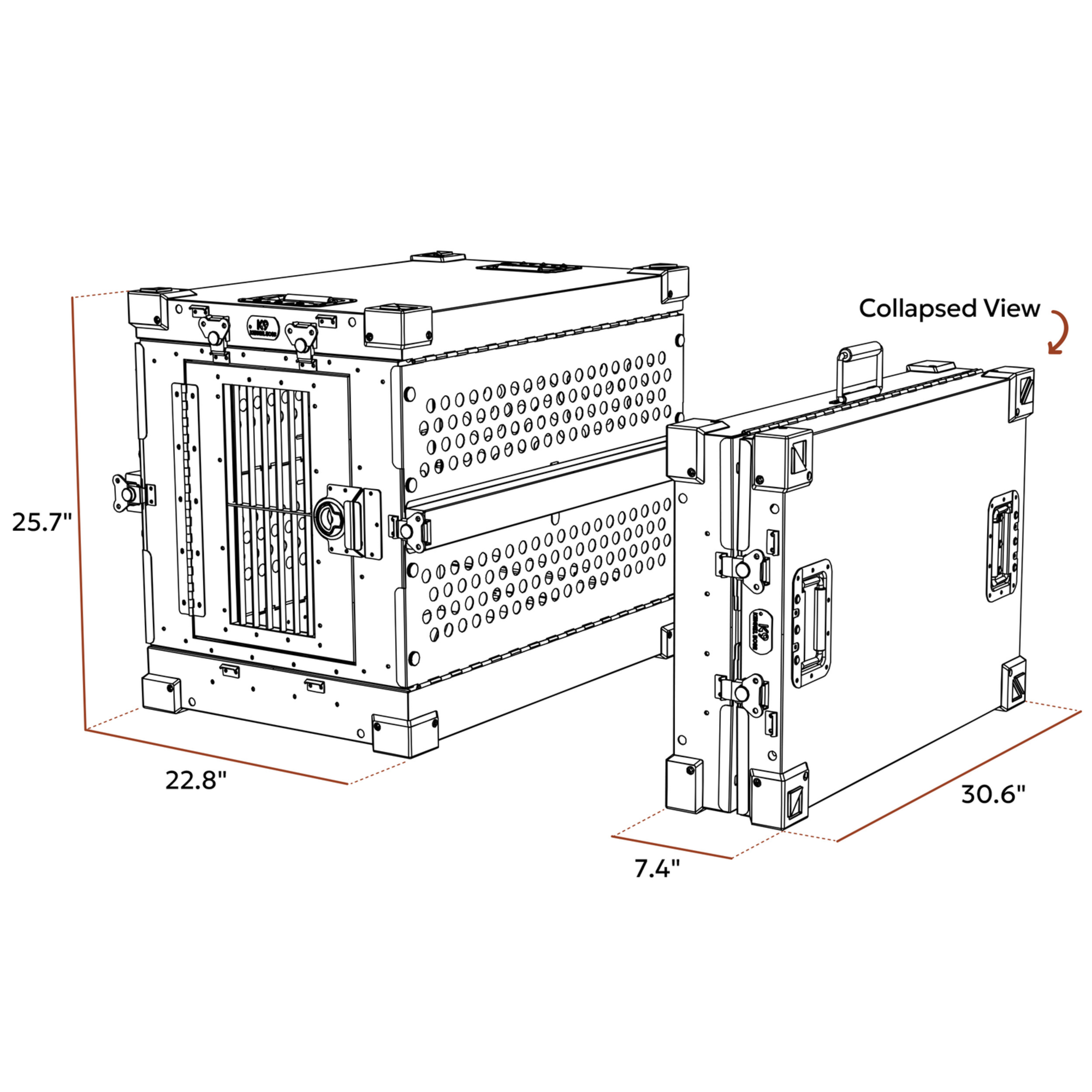 K9 Kennel Boss Hundebox Aluminium | 5771010100_9.png