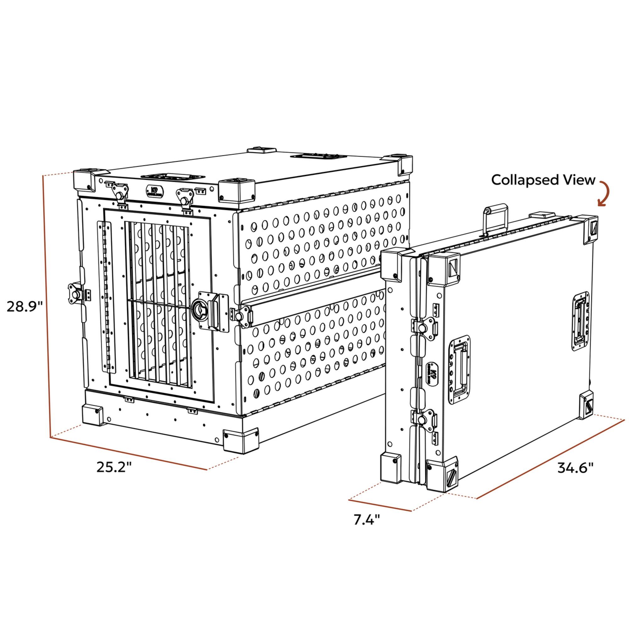 K9 Kennel Boss Hundebox Aluminium | 5771020200_9.png